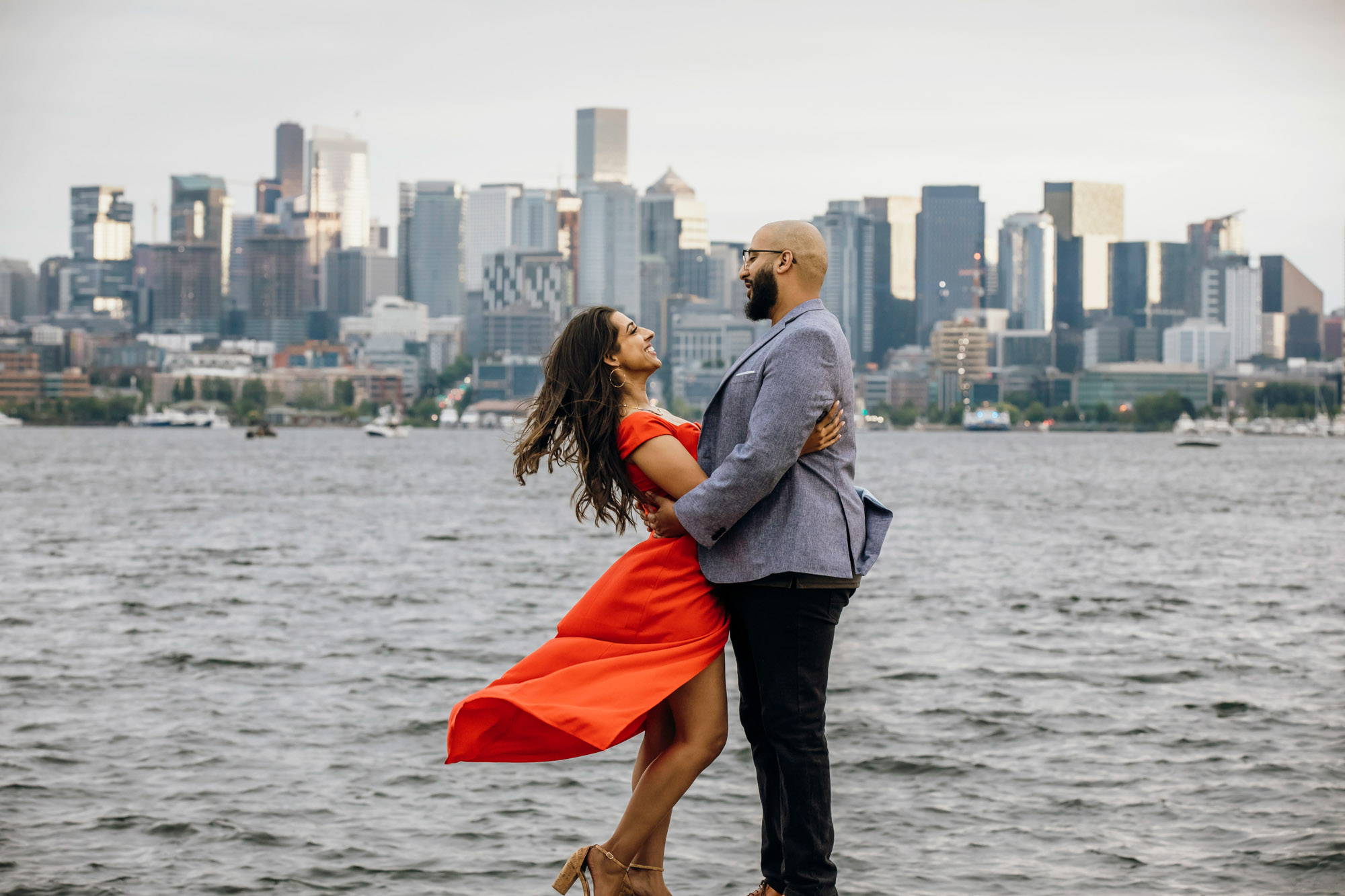 Seattle engagement session by Seattle wedding photographer James Thomas Long Photography