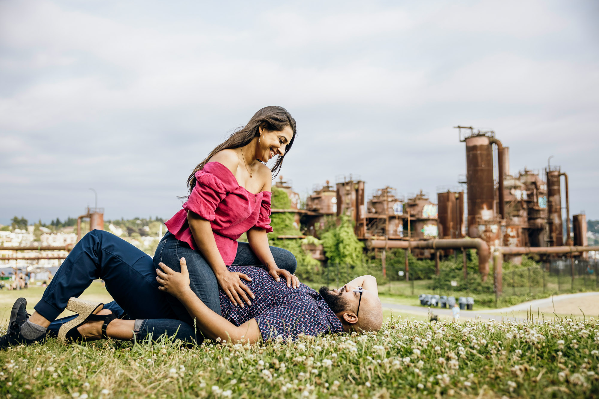 Seattle engagement session by Seattle wedding photographer James Thomas Long Photography