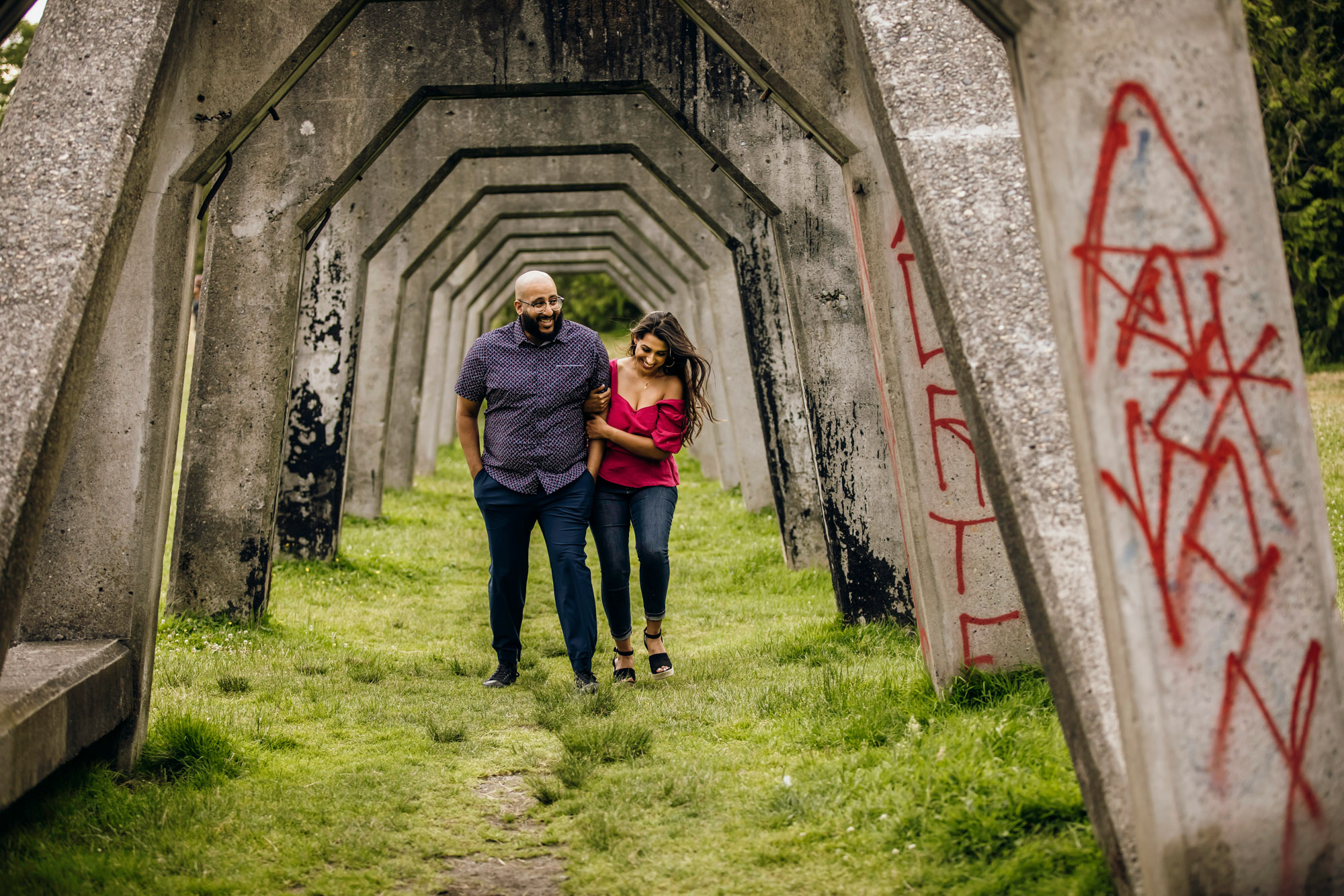 Seattle engagement session by Seattle wedding photographer James Thomas Long Photography