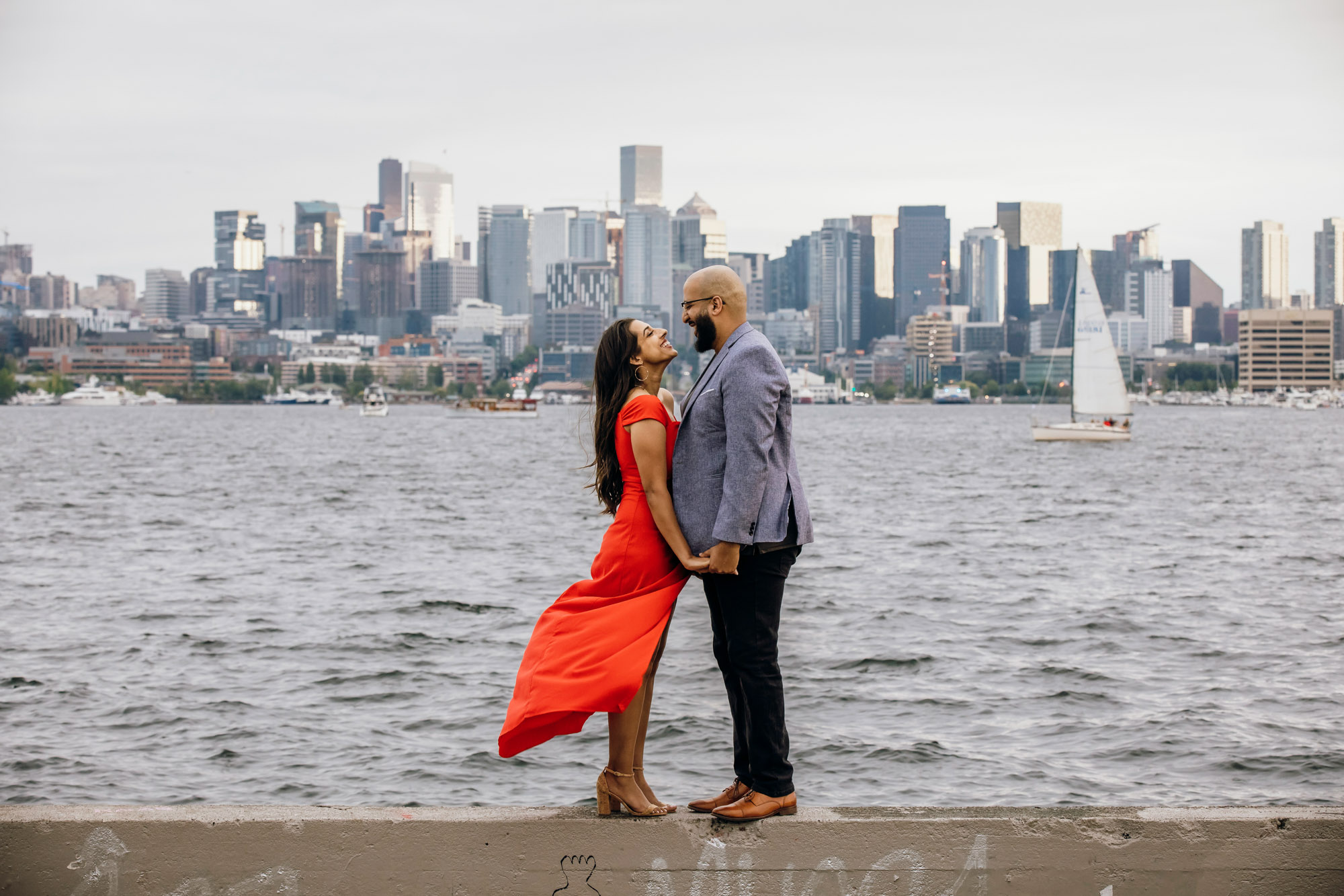 Seattle engagement session by Seattle wedding photographer James Thomas Long Photography