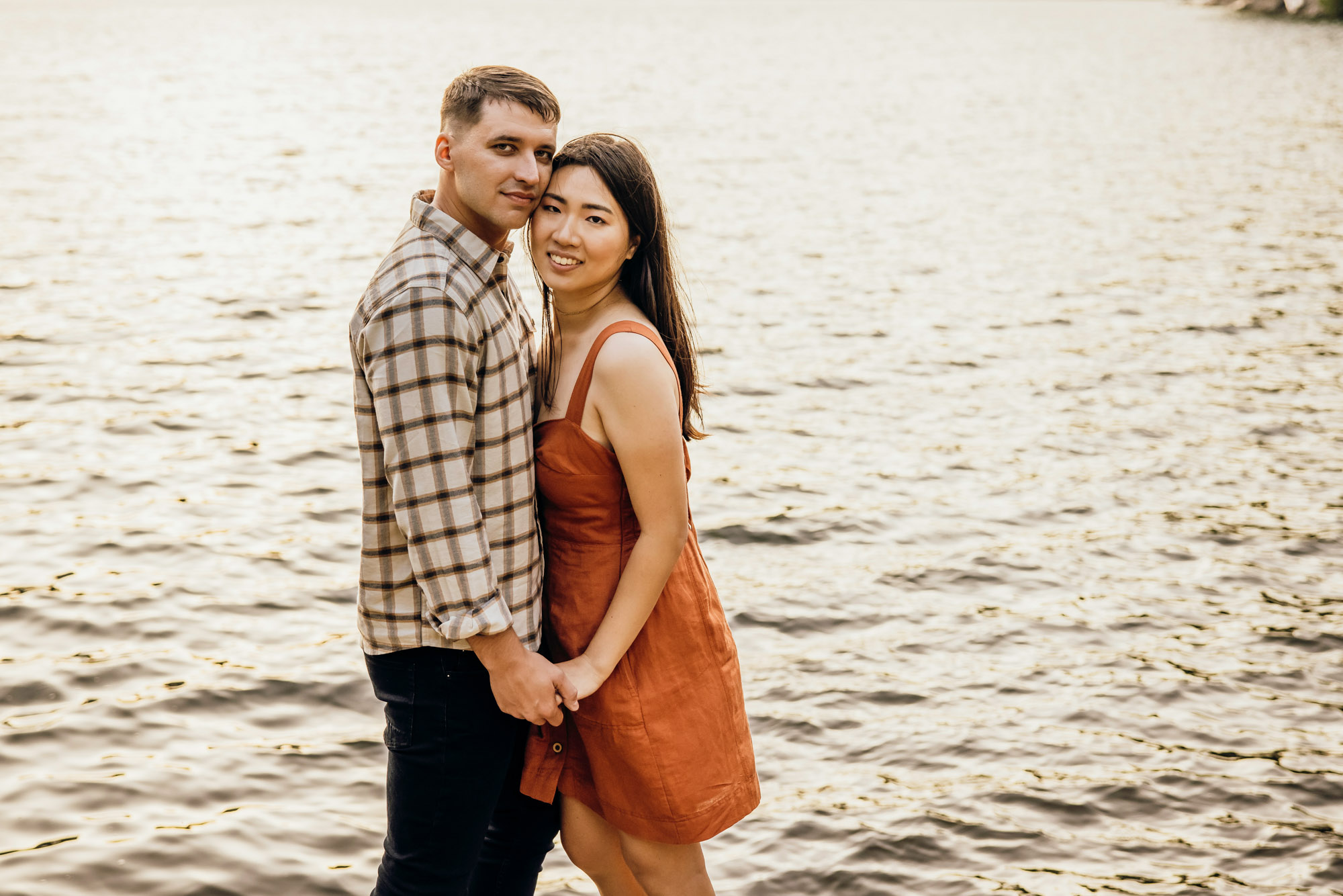 Snoqualmie Pass adventure engagement session by Snoqualmie wedding photographer James Thomas Long Photography