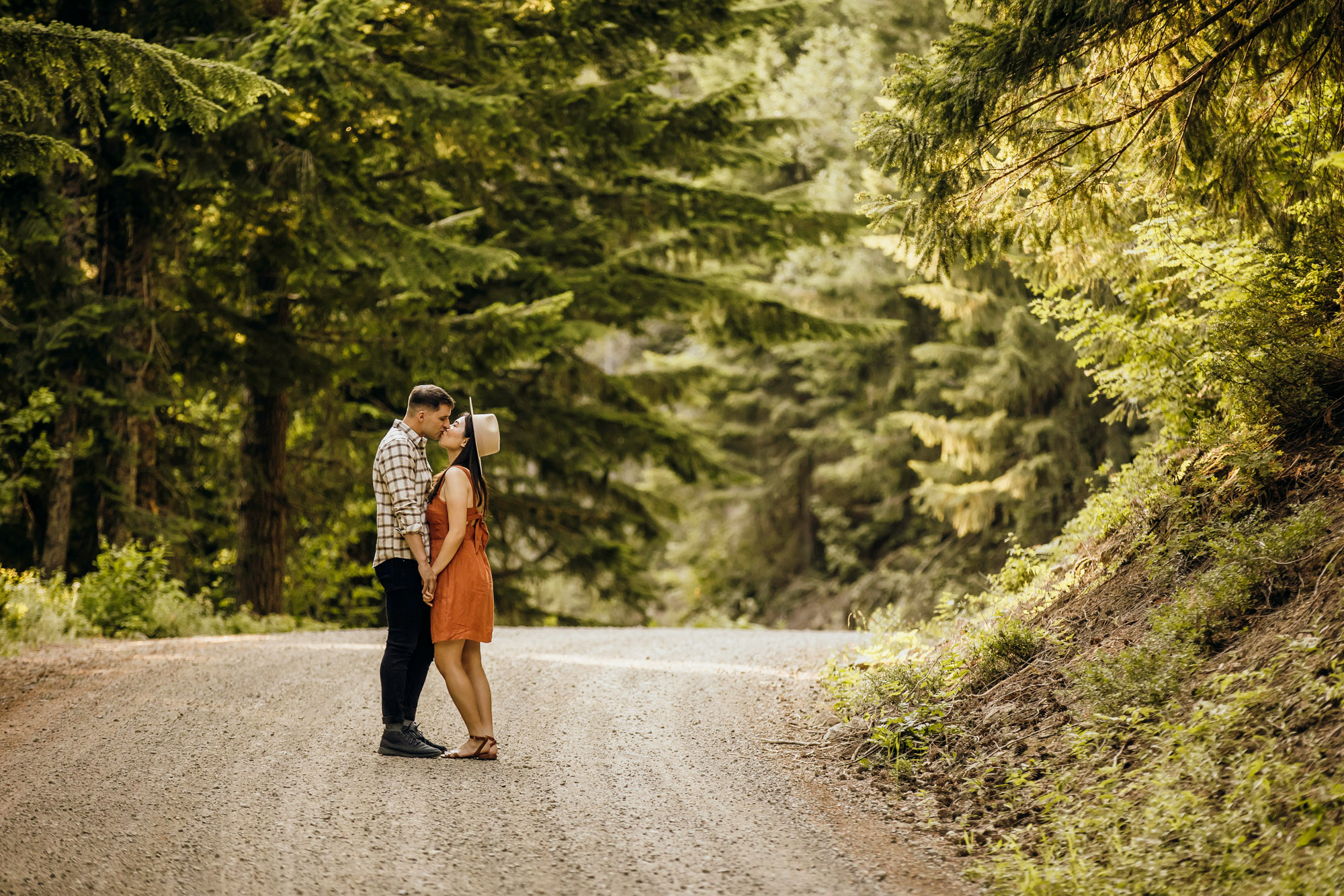 Snoqualmie Pass adventure engagement session by Snoqualmie wedding photographer James Thomas Long Photography