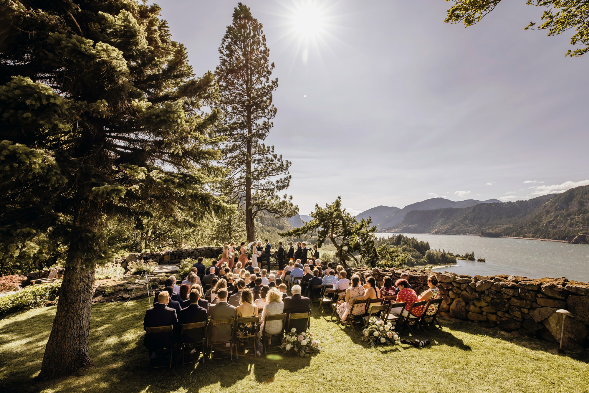 Griffin House, Hood River OR wedding by Snoqualmie wedding photographer James Thomas Long Photography