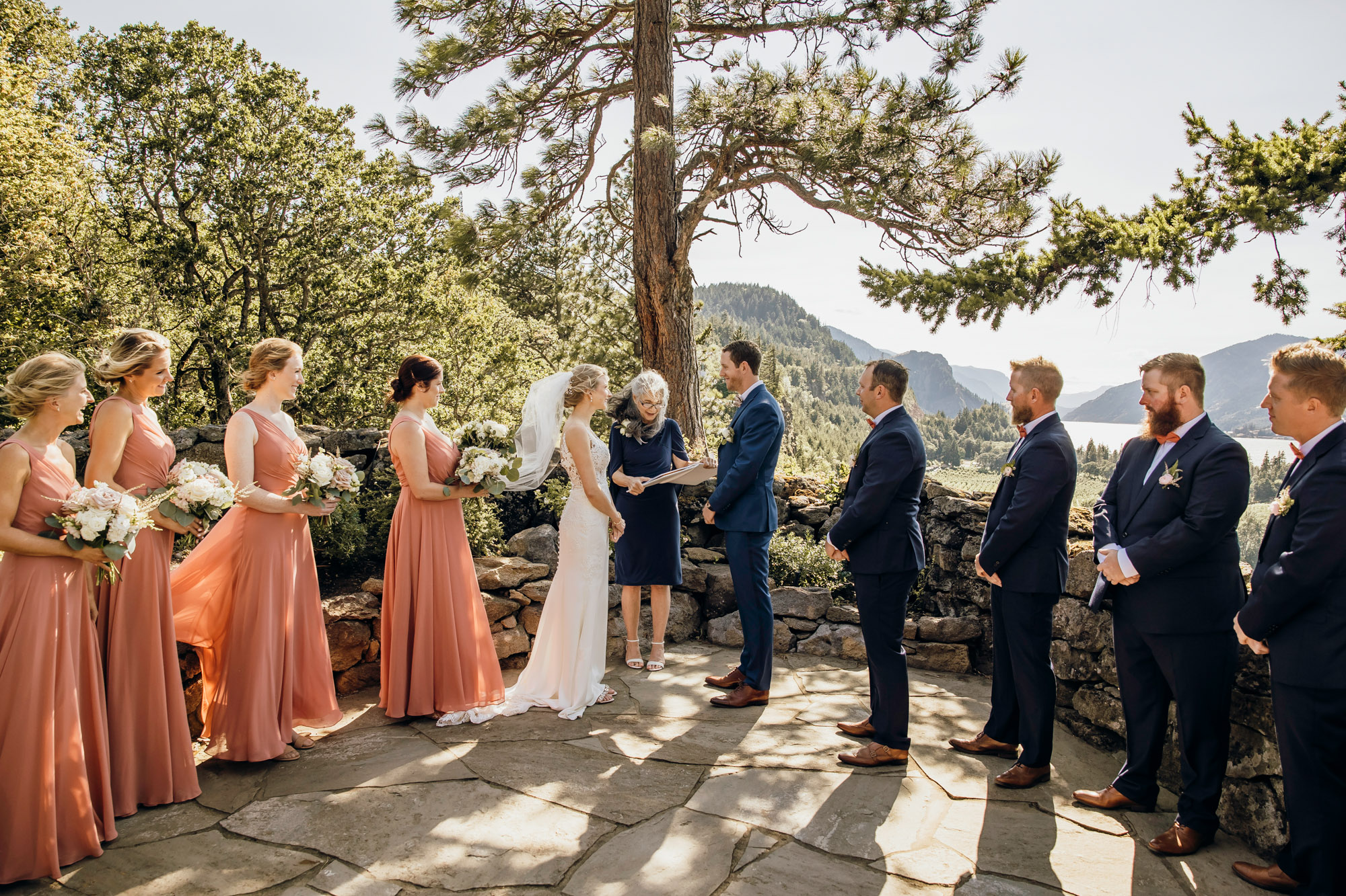 Griffin House, Hood River OR wedding by Snoqualmie wedding photographer James Thomas Long Photography