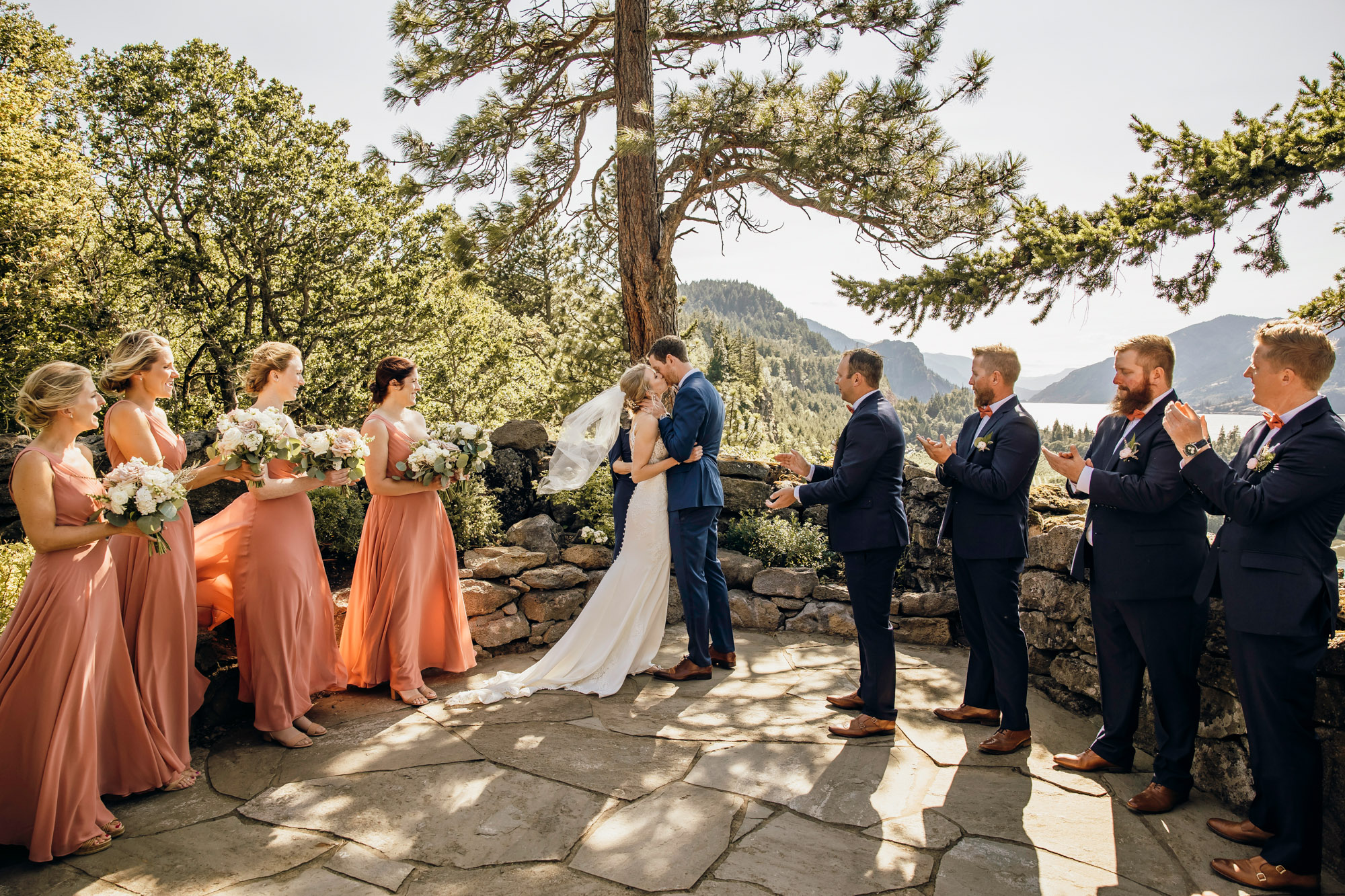 Griffin House, Hood River OR wedding by Snoqualmie wedding photographer James Thomas Long Photography