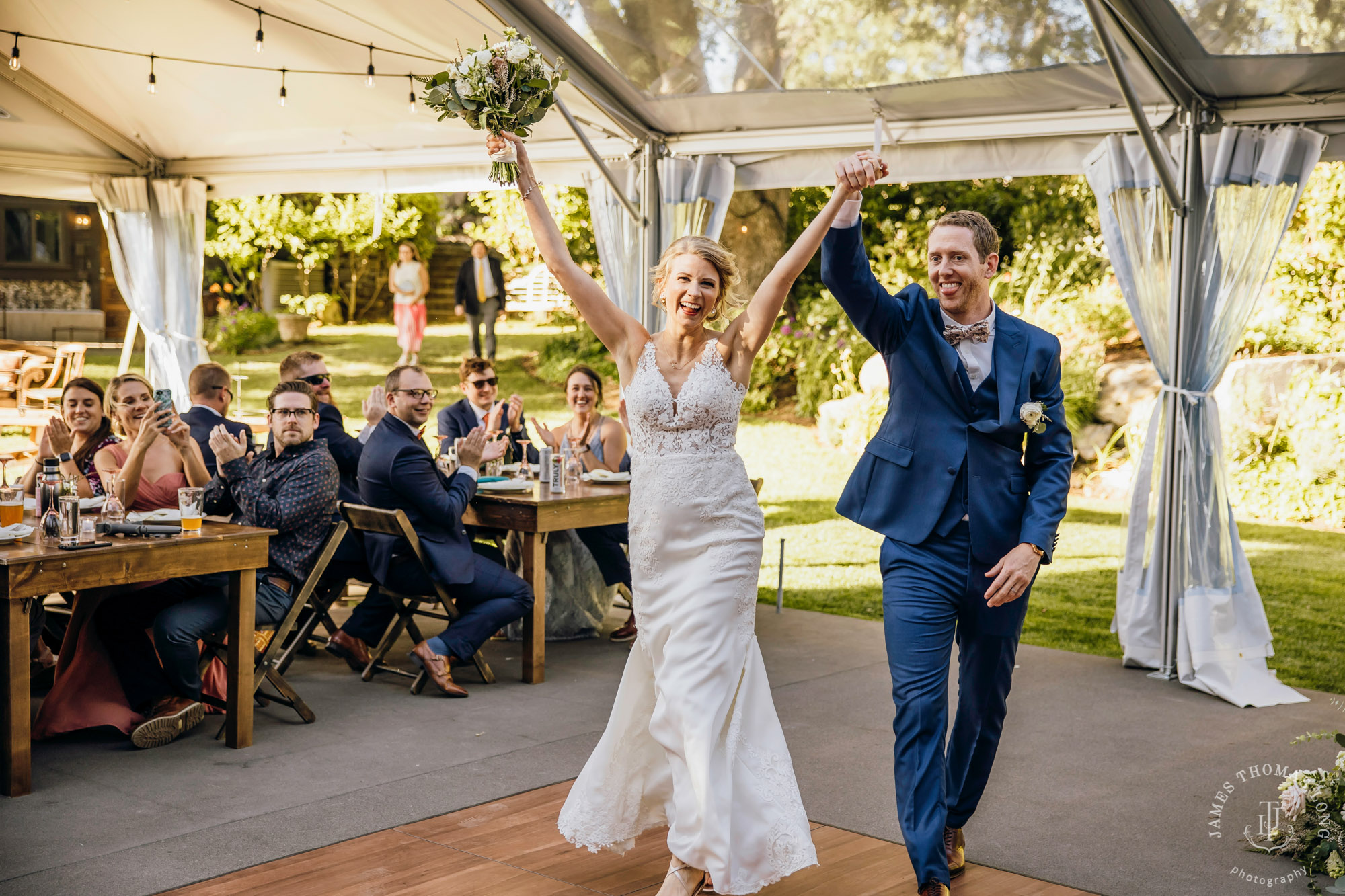 Griffin House, Hood River OR wedding by Snoqualmie wedding photographer James Thomas Long Photography