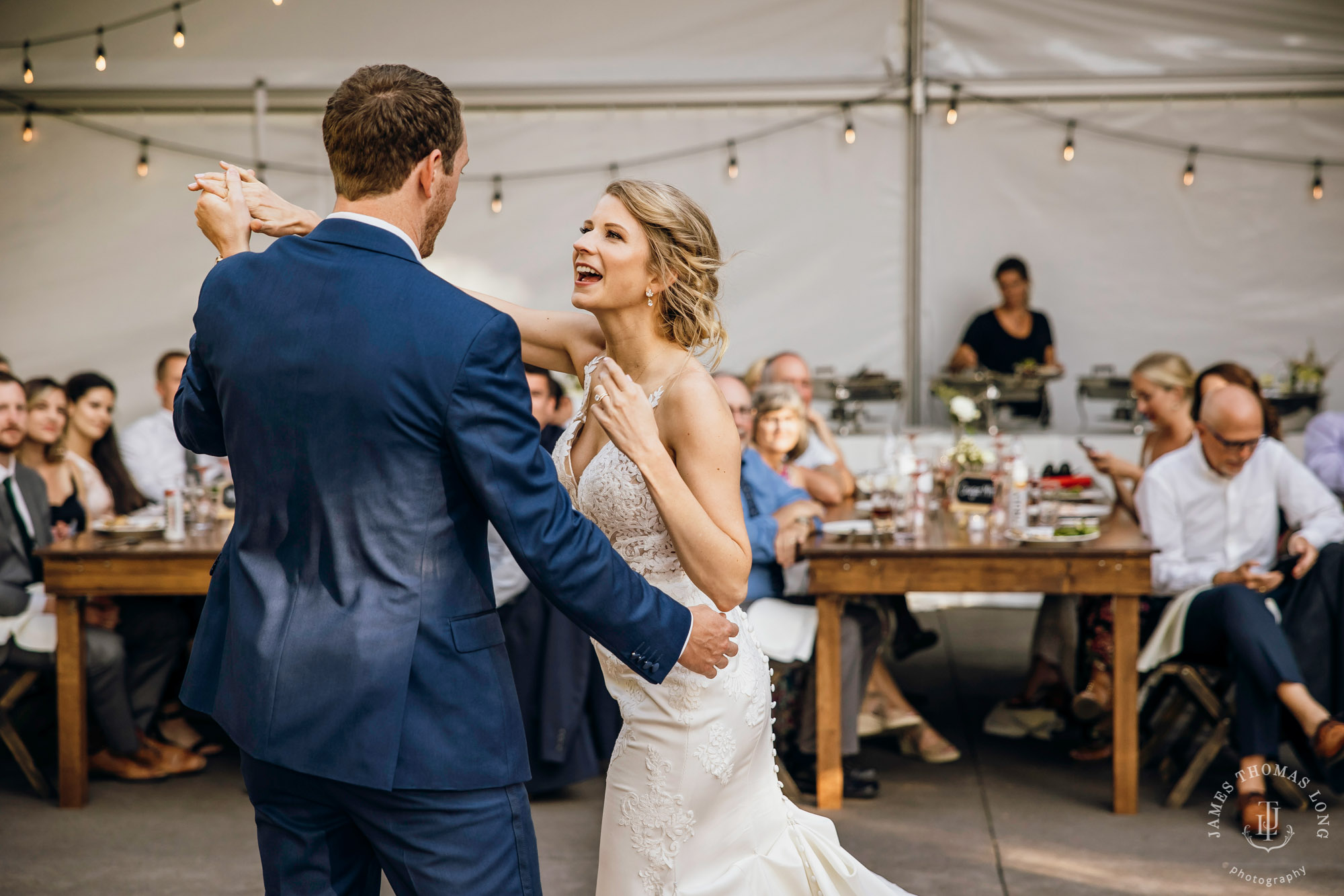 Griffin House, Hood River OR wedding by Snoqualmie wedding photographer James Thomas Long Photography