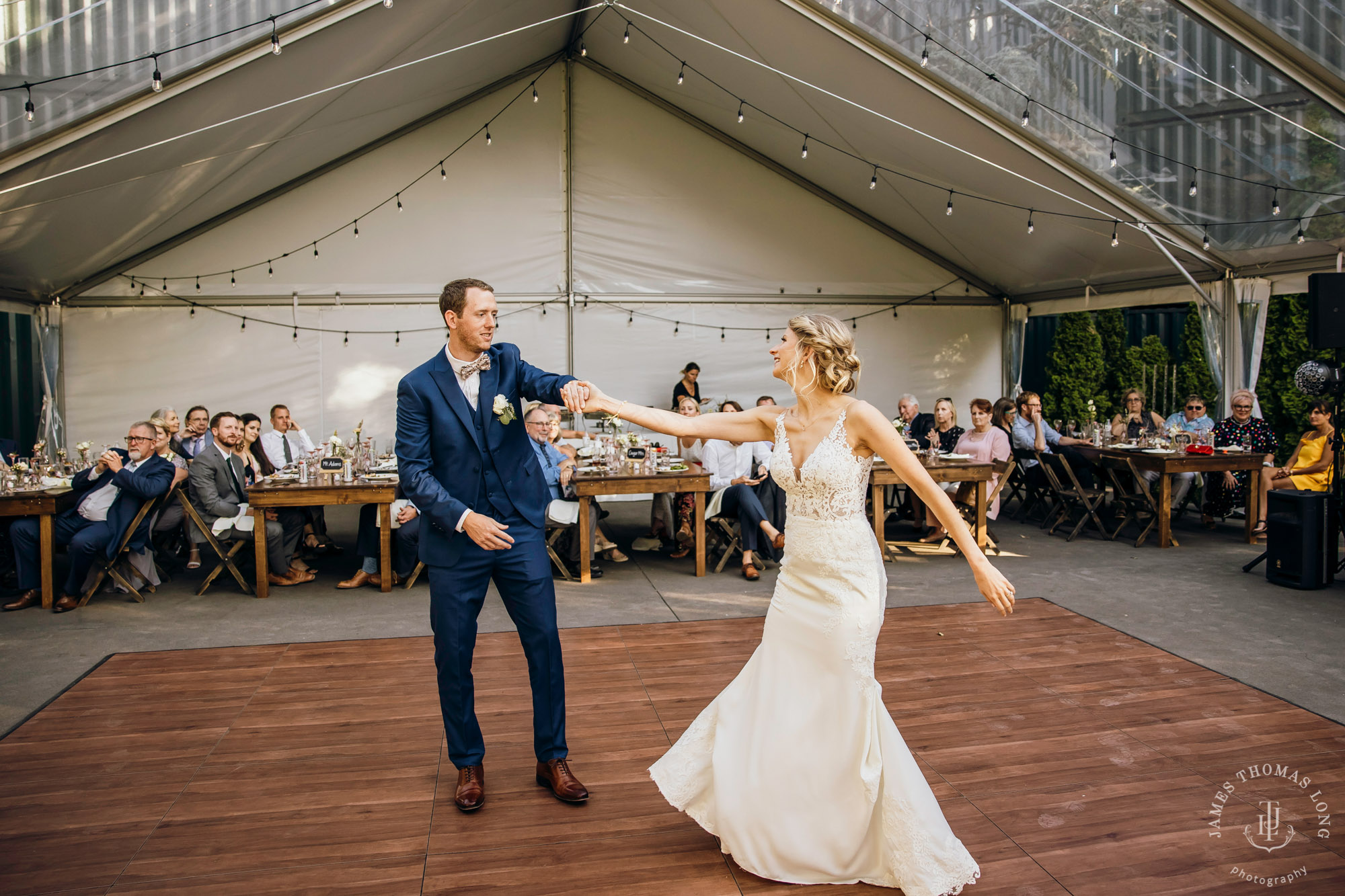 Griffin House, Hood River OR wedding by Snoqualmie wedding photographer James Thomas Long Photography