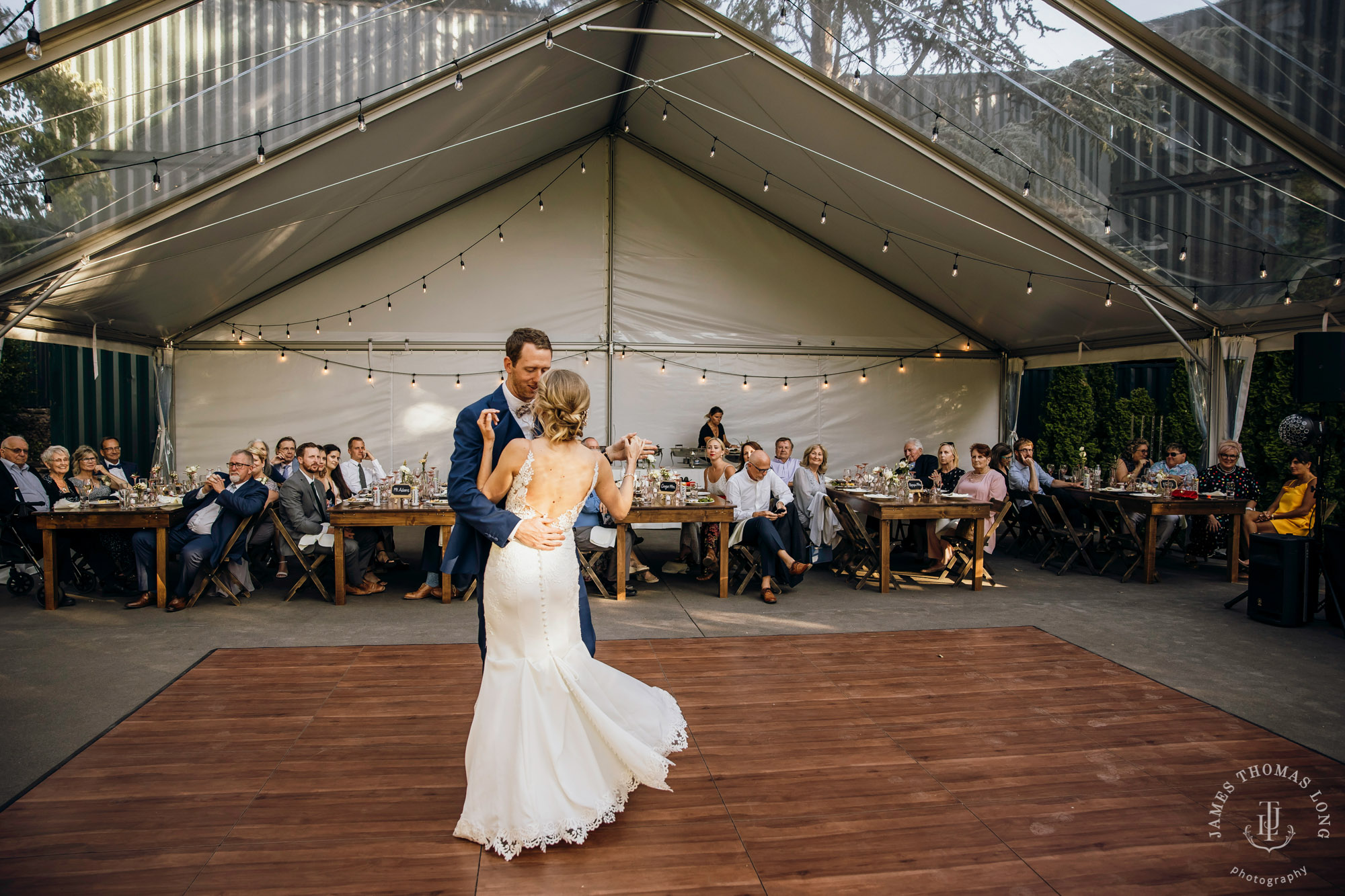 Griffin House, Hood River OR wedding by Snoqualmie wedding photographer James Thomas Long Photography