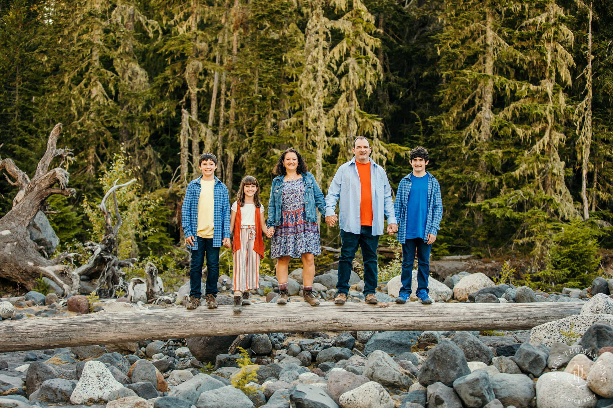 Seattle Cascade Mountain Mount Rainier family session by James Thomas Long Photography