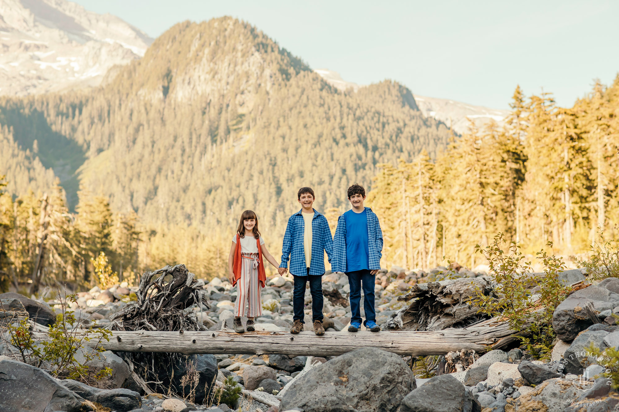 Seattle Cascade Mountain Mount Rainier family session by James Thomas Long Photography