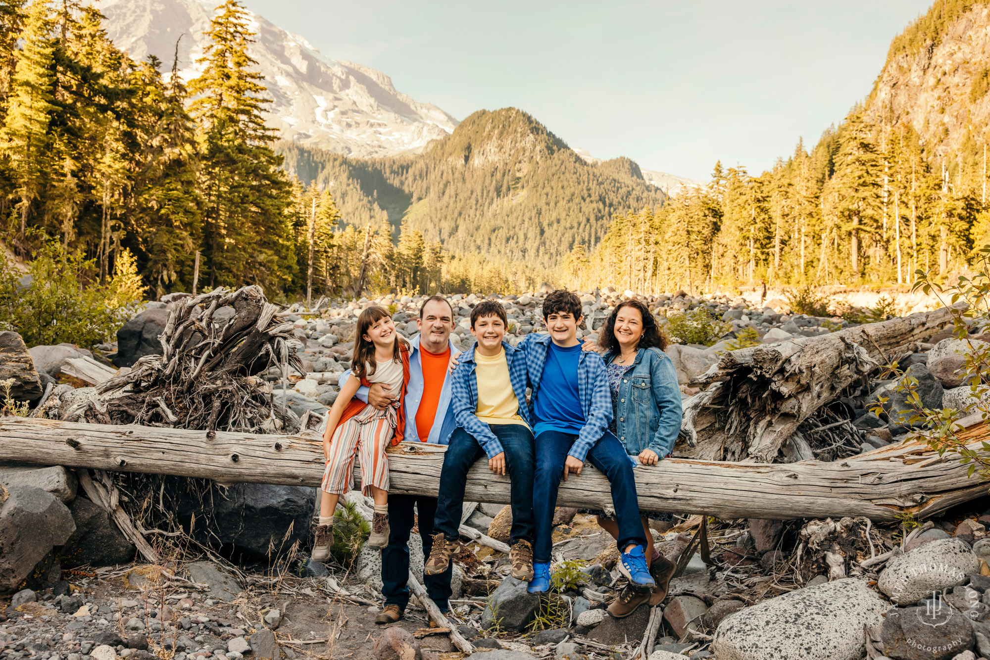 Seattle Cascade Mountain Mount Rainier family session by James Thomas Long Photography