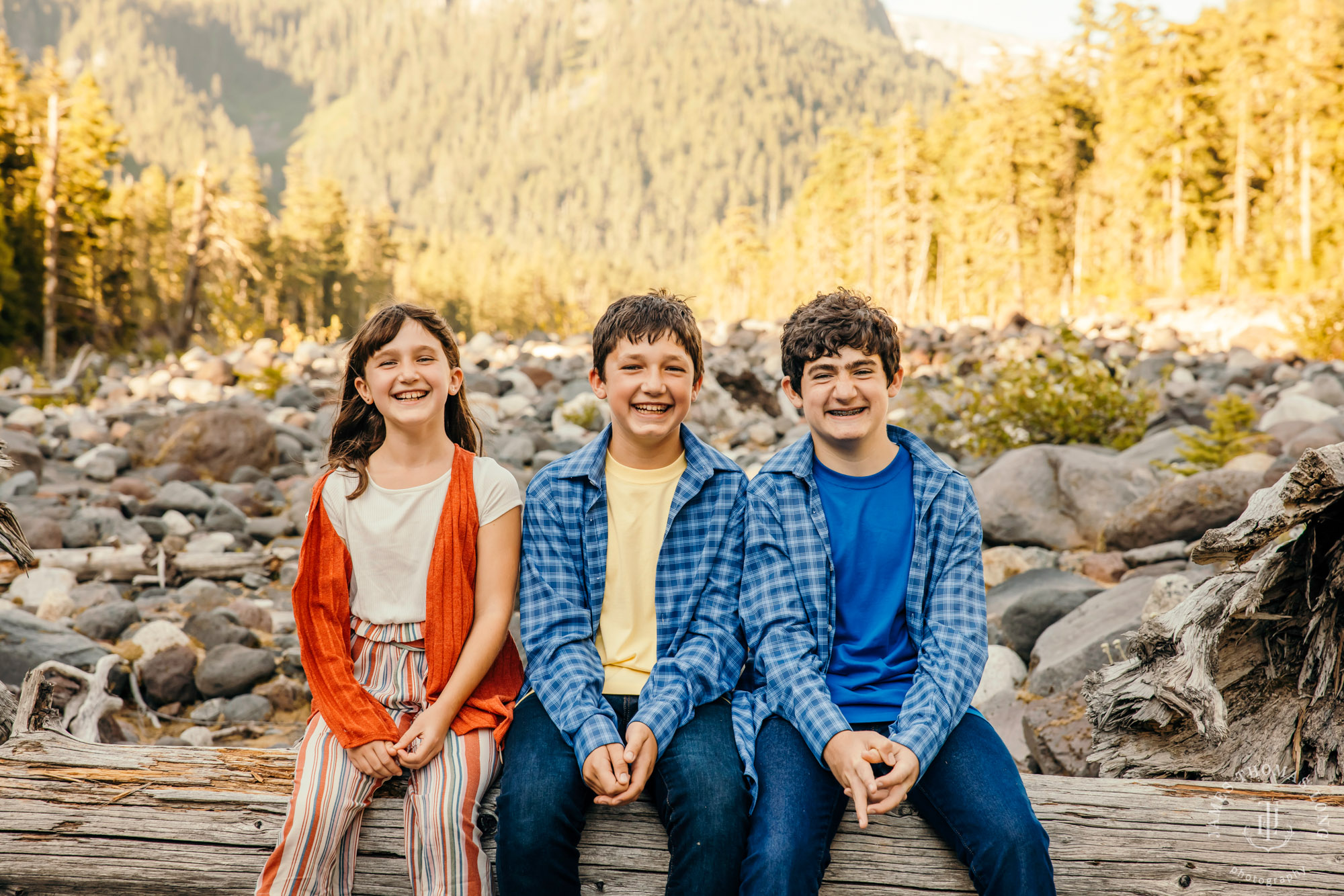 Seattle Cascade Mountain Mount Rainier family session by James Thomas Long Photography