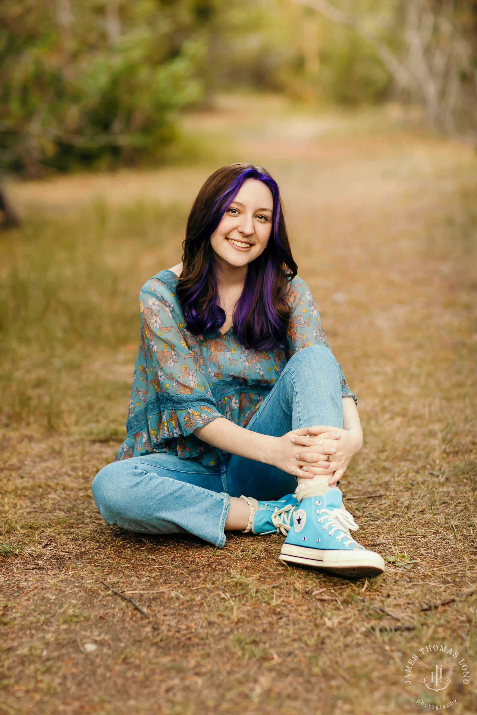 Snoqualmie Pass senior portrait session by James Thomas Long Photography