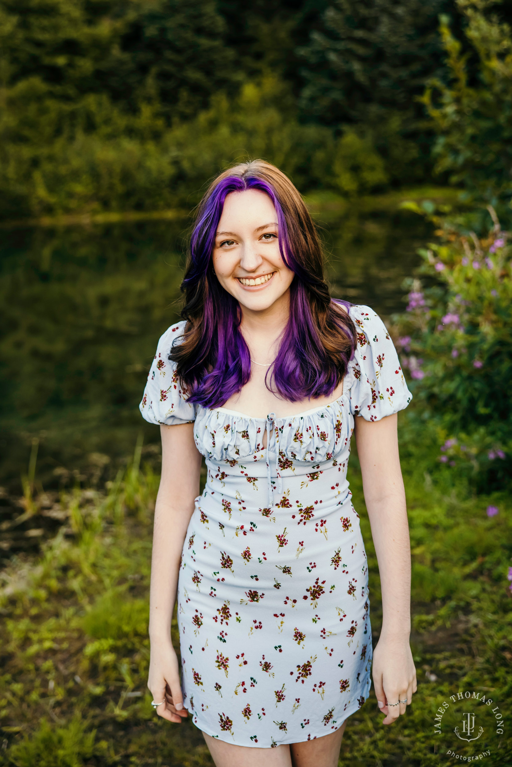 Snoqualmie Pass senior portrait session by James Thomas Long Photography