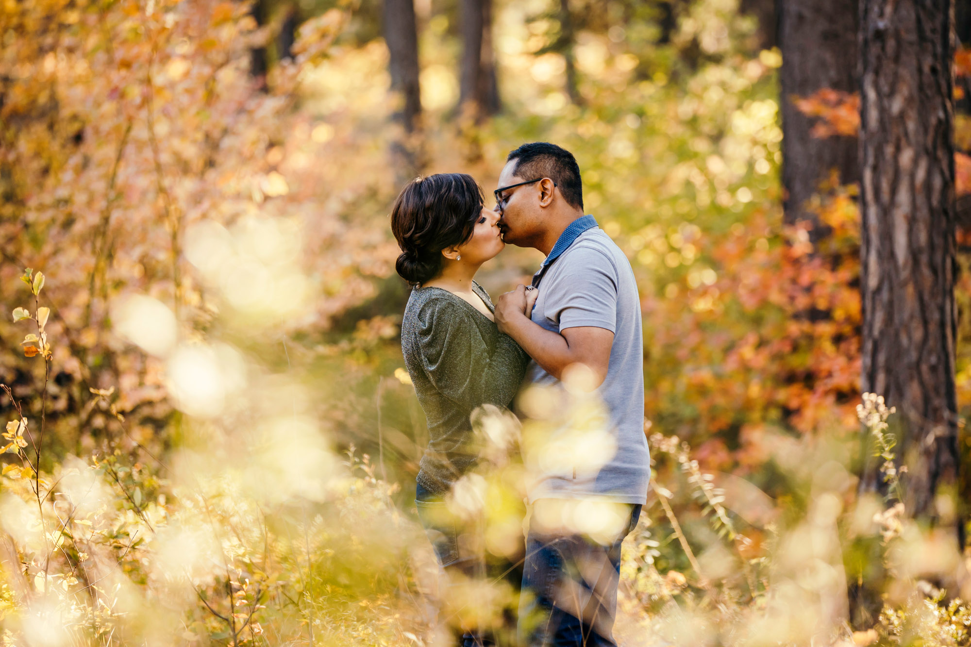 Wenatchee Cascade Mountain adventure engagement session by Seattle wedding photographer James Thomas Long Photography