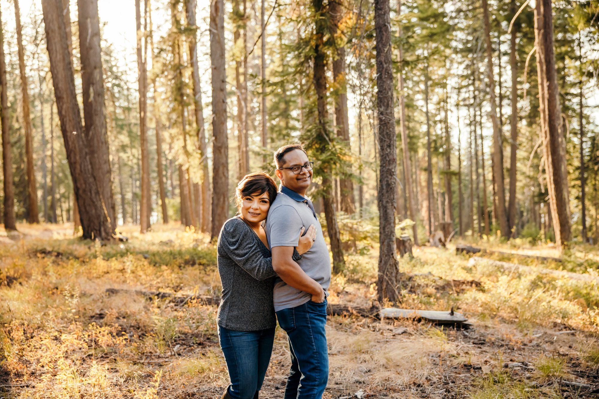 Wenatchee Cascade Mountain adventure engagement session by Seattle wedding photographer James Thomas Long Photography