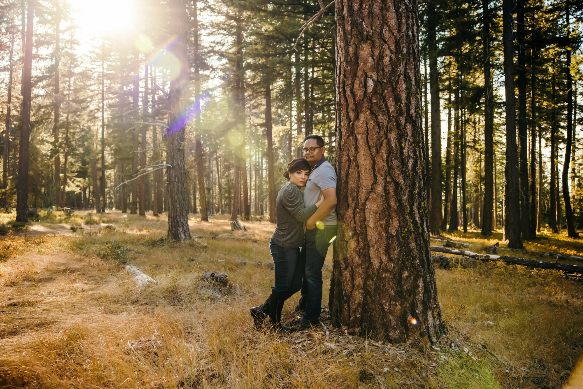 Wenatchee Cascade Mountain adventure engagement session by Seattle wedding photographer James Thomas Long Photography