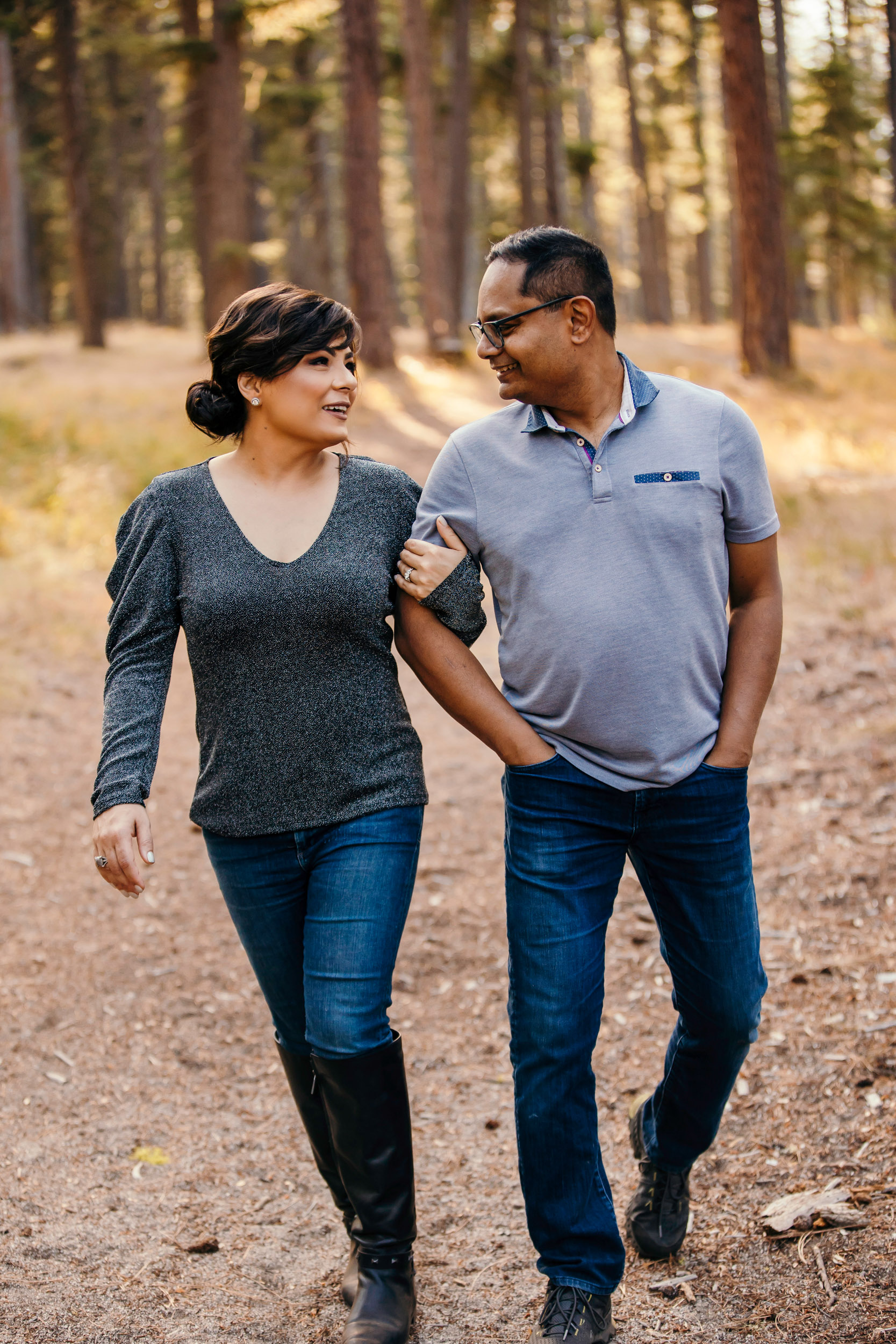 Wenatchee Cascade Mountain adventure engagement session by Seattle wedding photographer James Thomas Long Photography