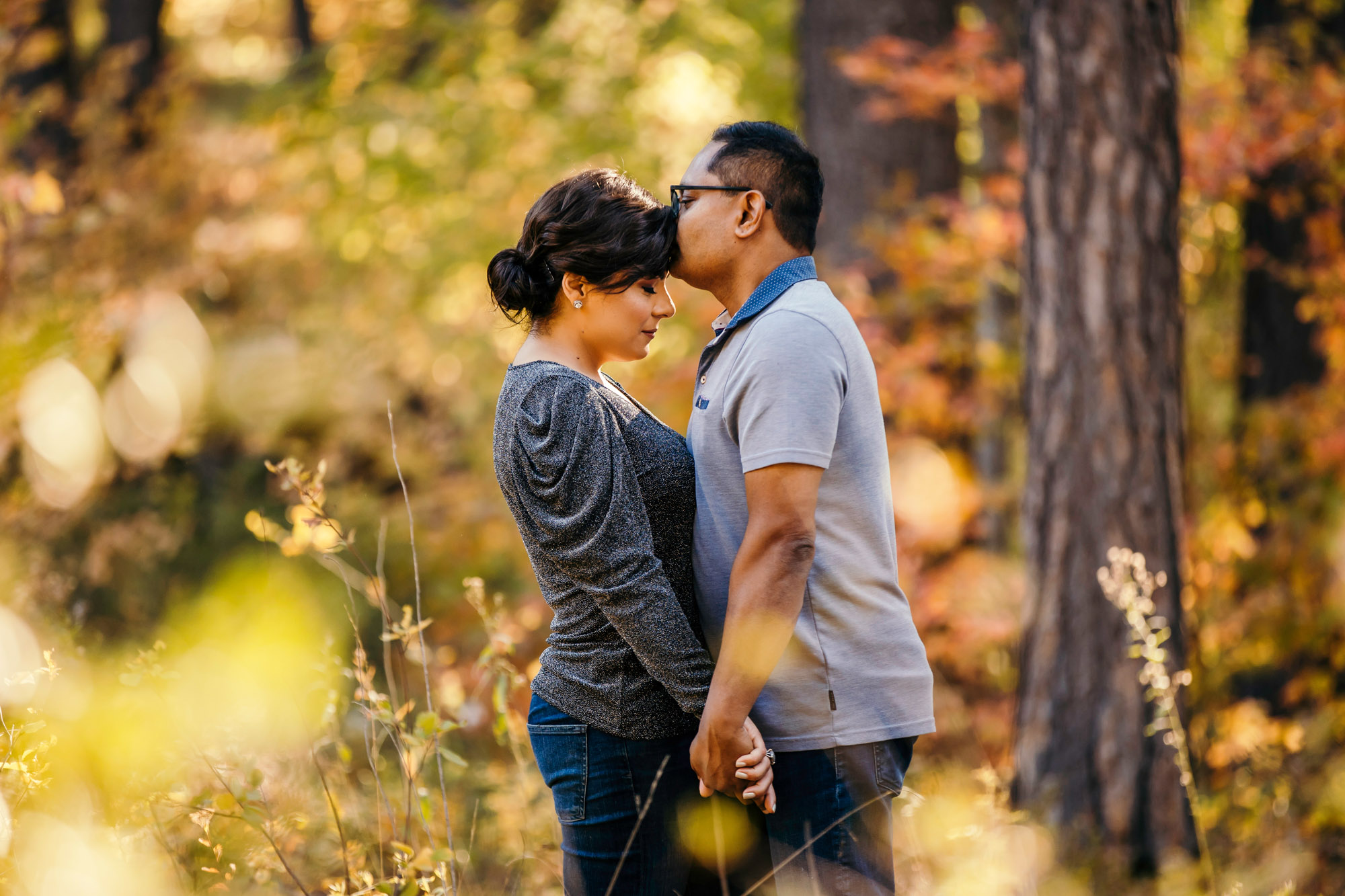 Wenatchee Cascade Mountain adventure engagement session by Seattle wedding photographer James Thomas Long Photography