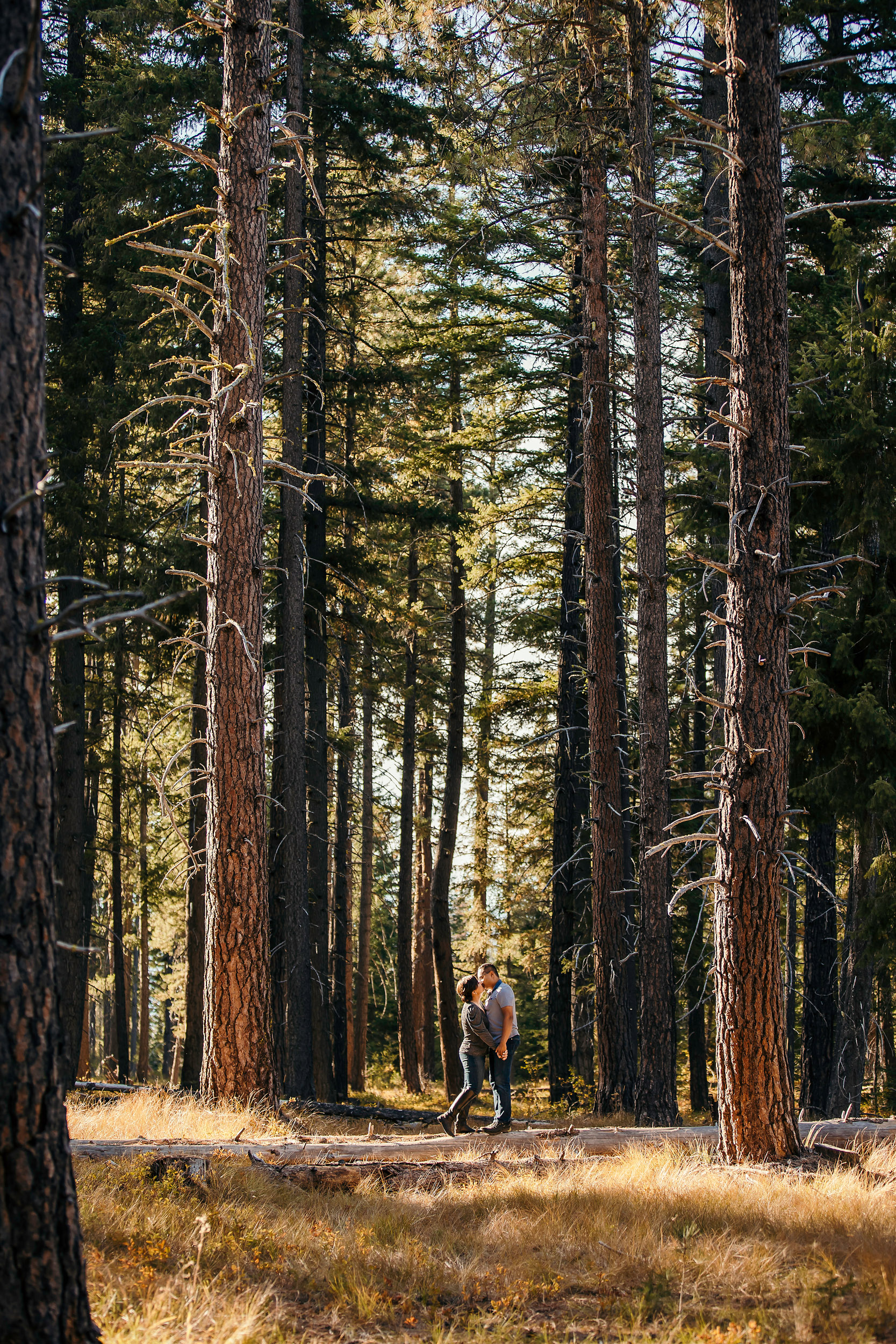 Wenatchee Cascade Mountain adventure engagement session by Seattle wedding photographer James Thomas Long Photography