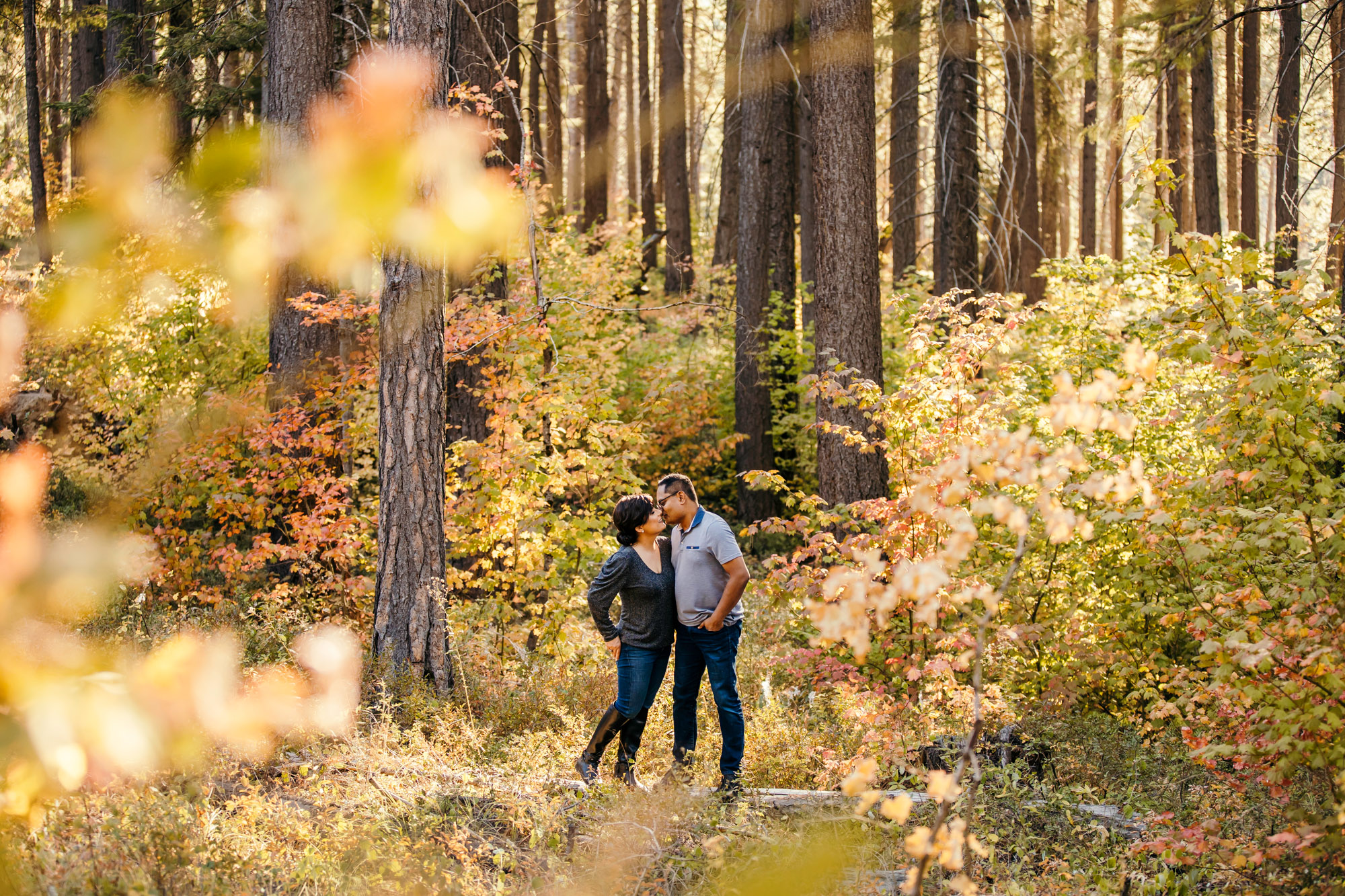 Wenatchee Cascade Mountain adventure engagement session by Seattle wedding photographer James Thomas Long Photography