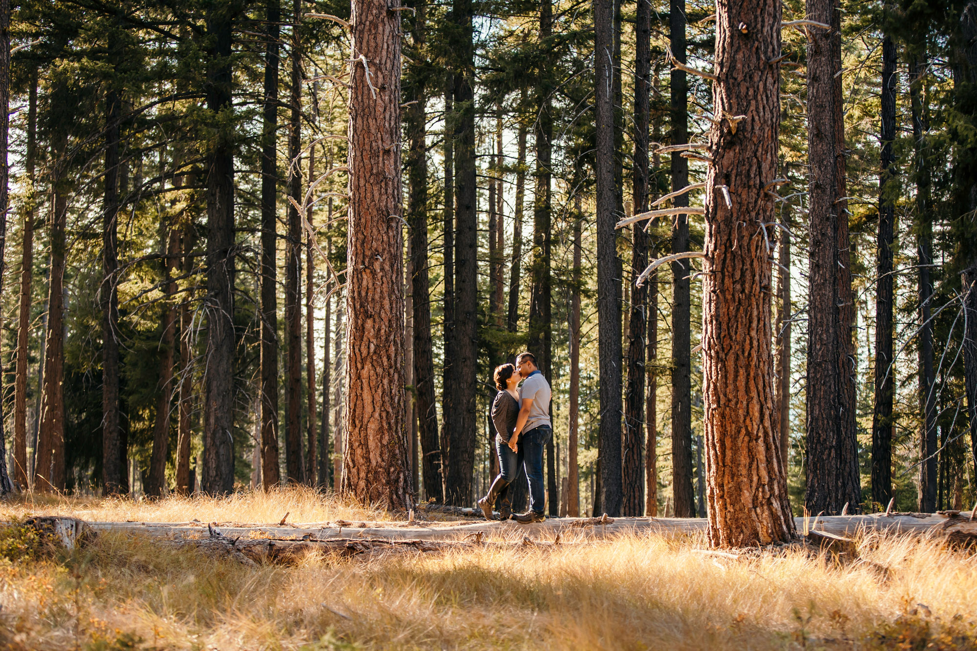 Wenatchee Cascade Mountain adventure engagement session by Seattle wedding photographer James Thomas Long Photography