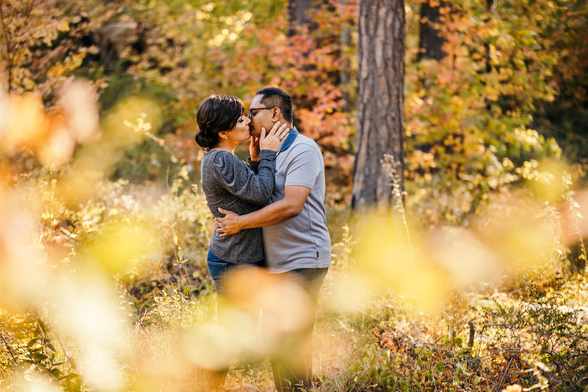 Wenatchee Cascade Mountain adventure engagement session by Seattle wedding photographer James Thomas Long Photography