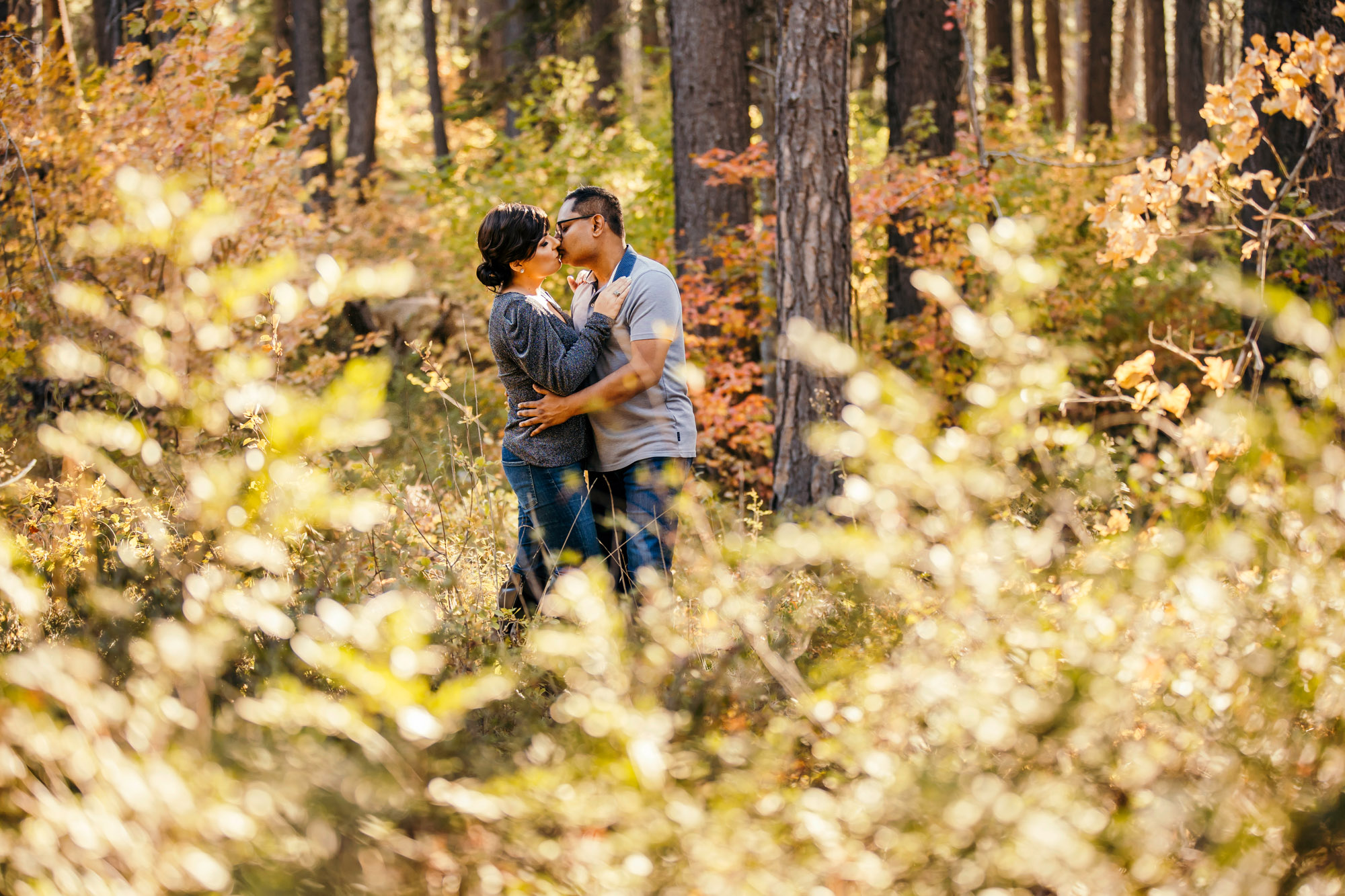 Wenatchee Cascade Mountain adventure engagement session by Seattle wedding photographer James Thomas Long Photography