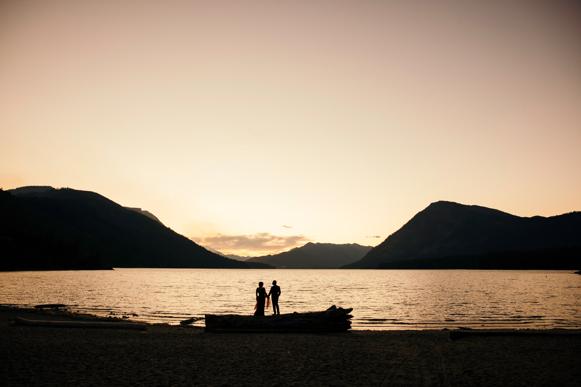 Wenatchee Cascade Mountain adventure engagement session by Seattle wedding photographer James Thomas Long Photography