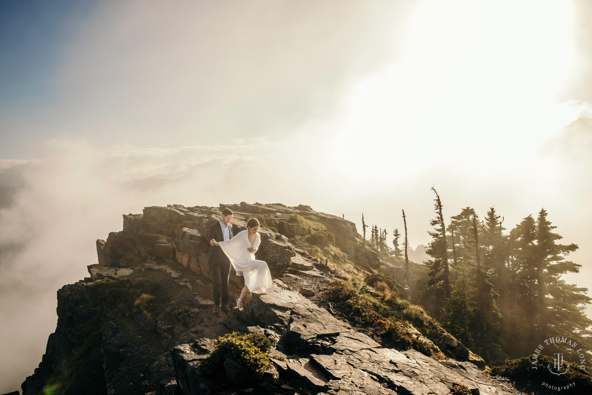 Mount Rainier adventure elopement photographer James Thomas Long Photography