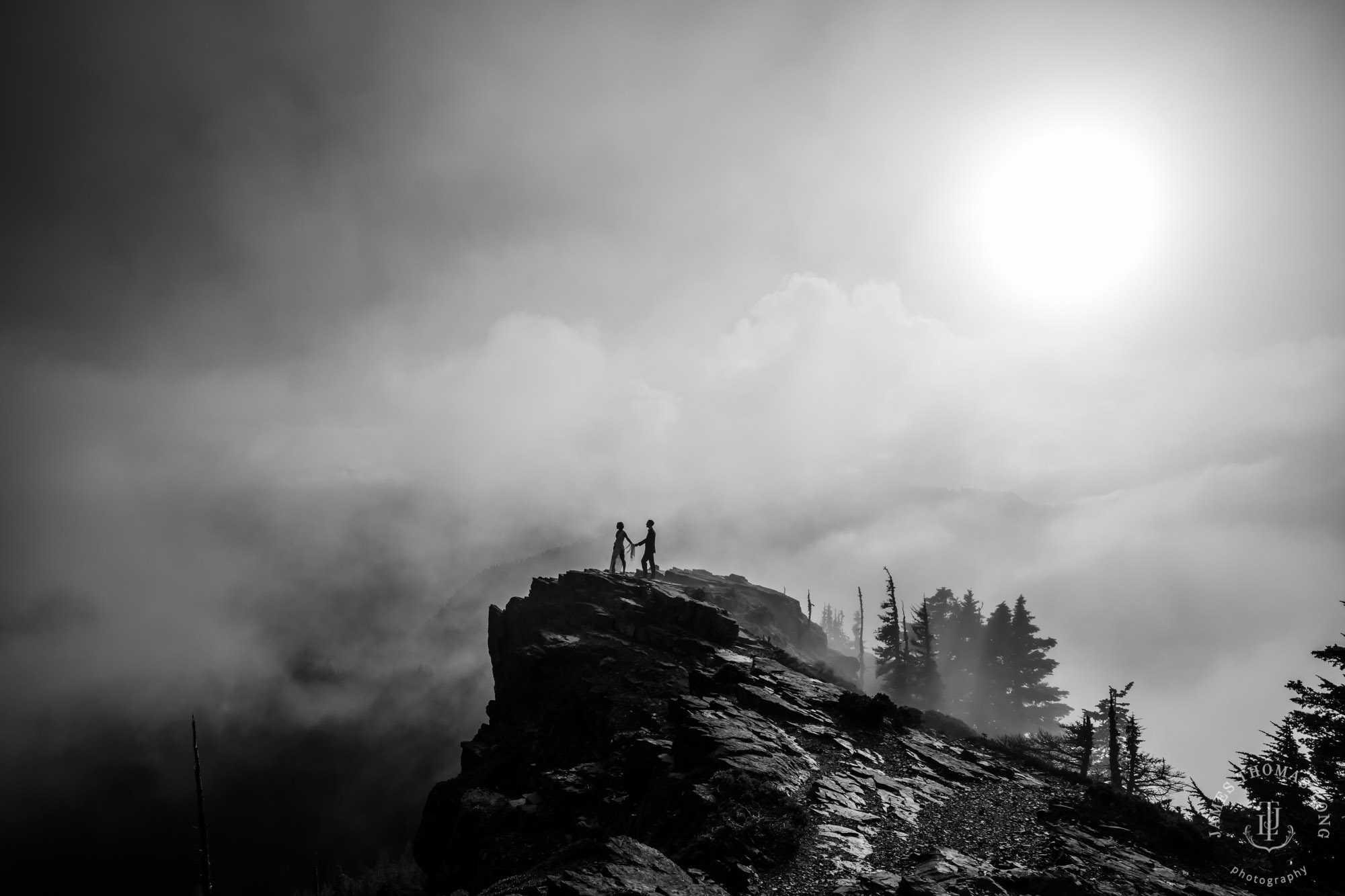 Mount Rainier adventure elopement photographer James Thomas Long Photography