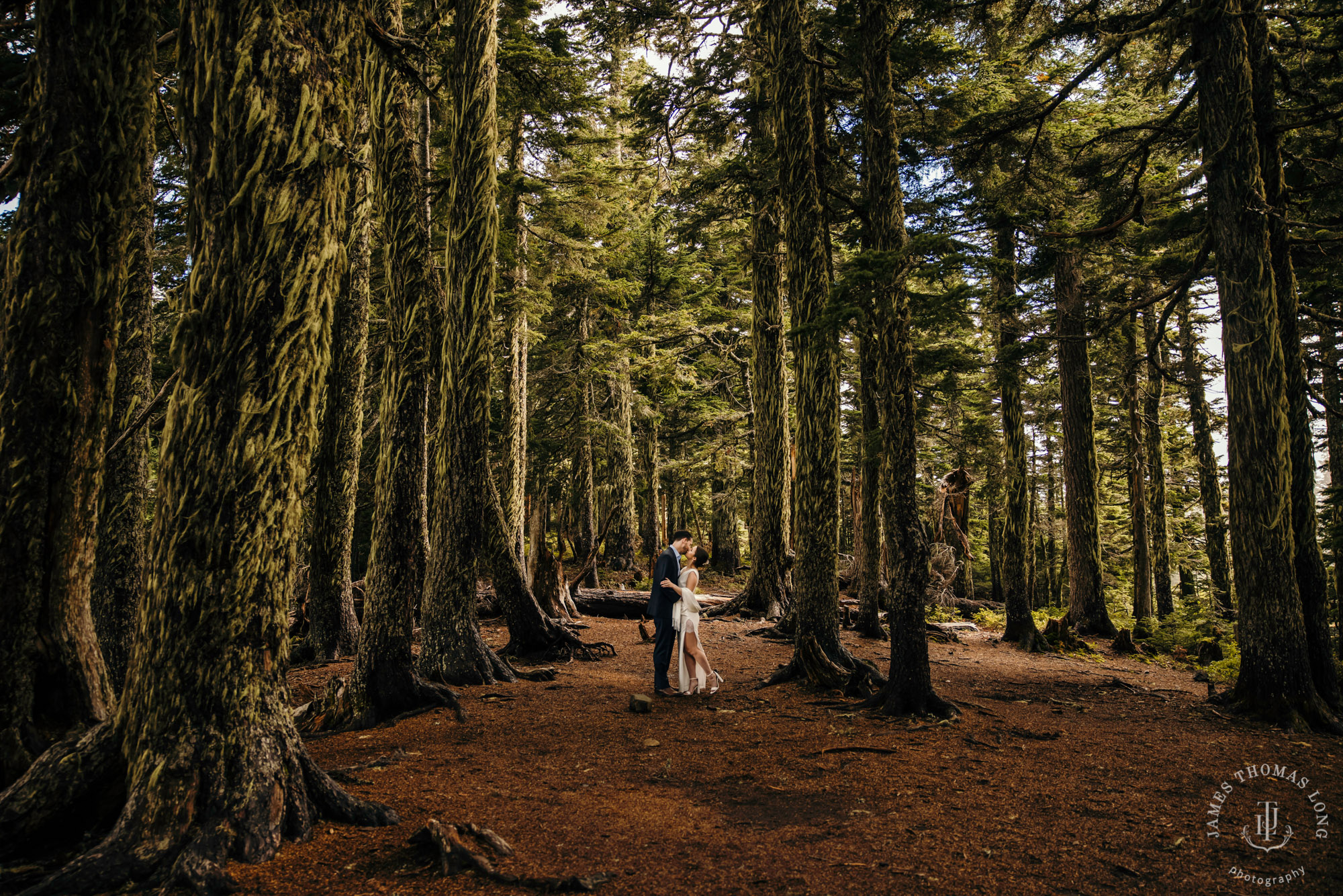 Mount Rainier adventure elopement photographer James Thomas Long Photography