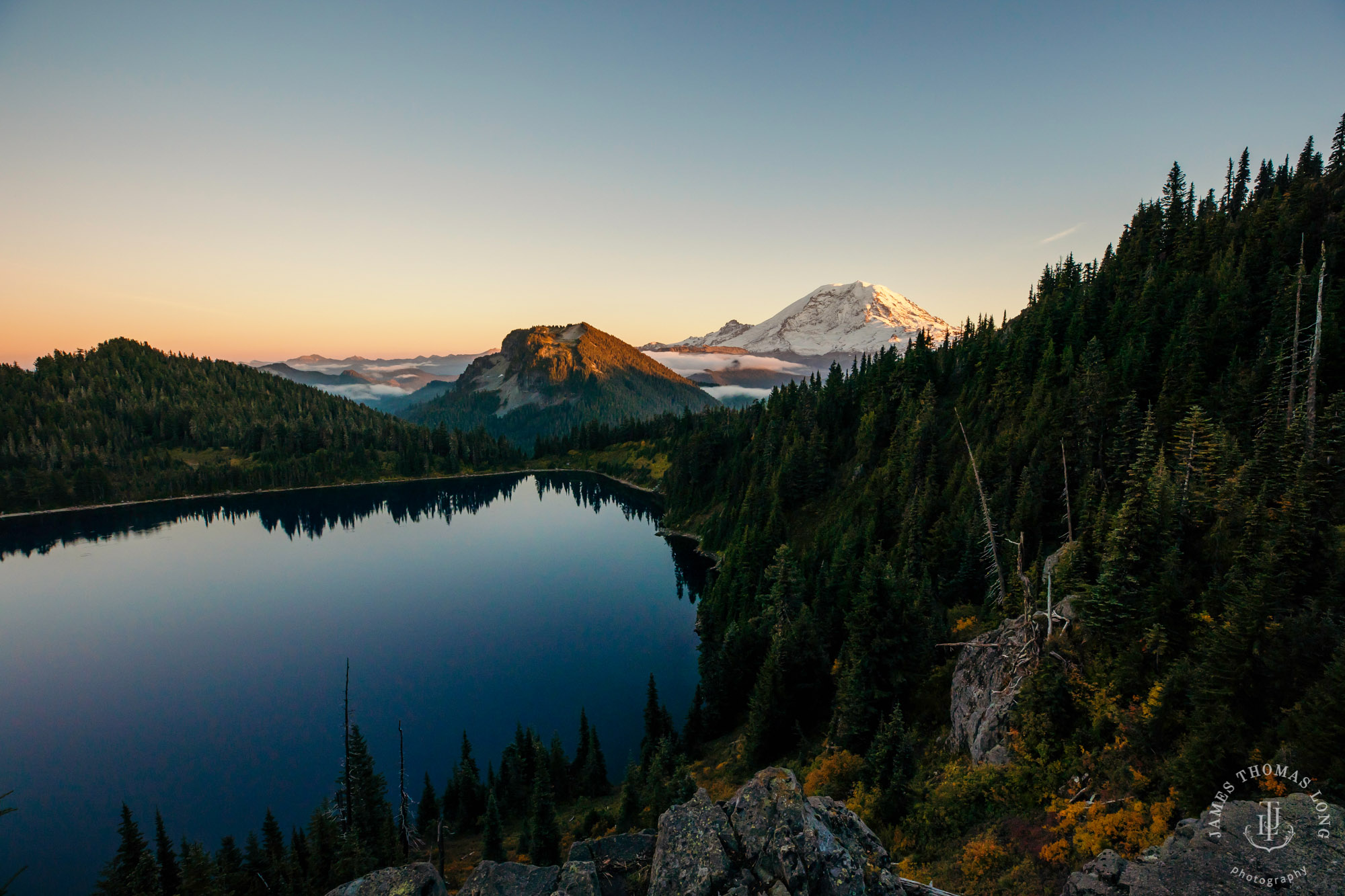 Mount Rainier adventure elopement photographer James Thomas Long Photography