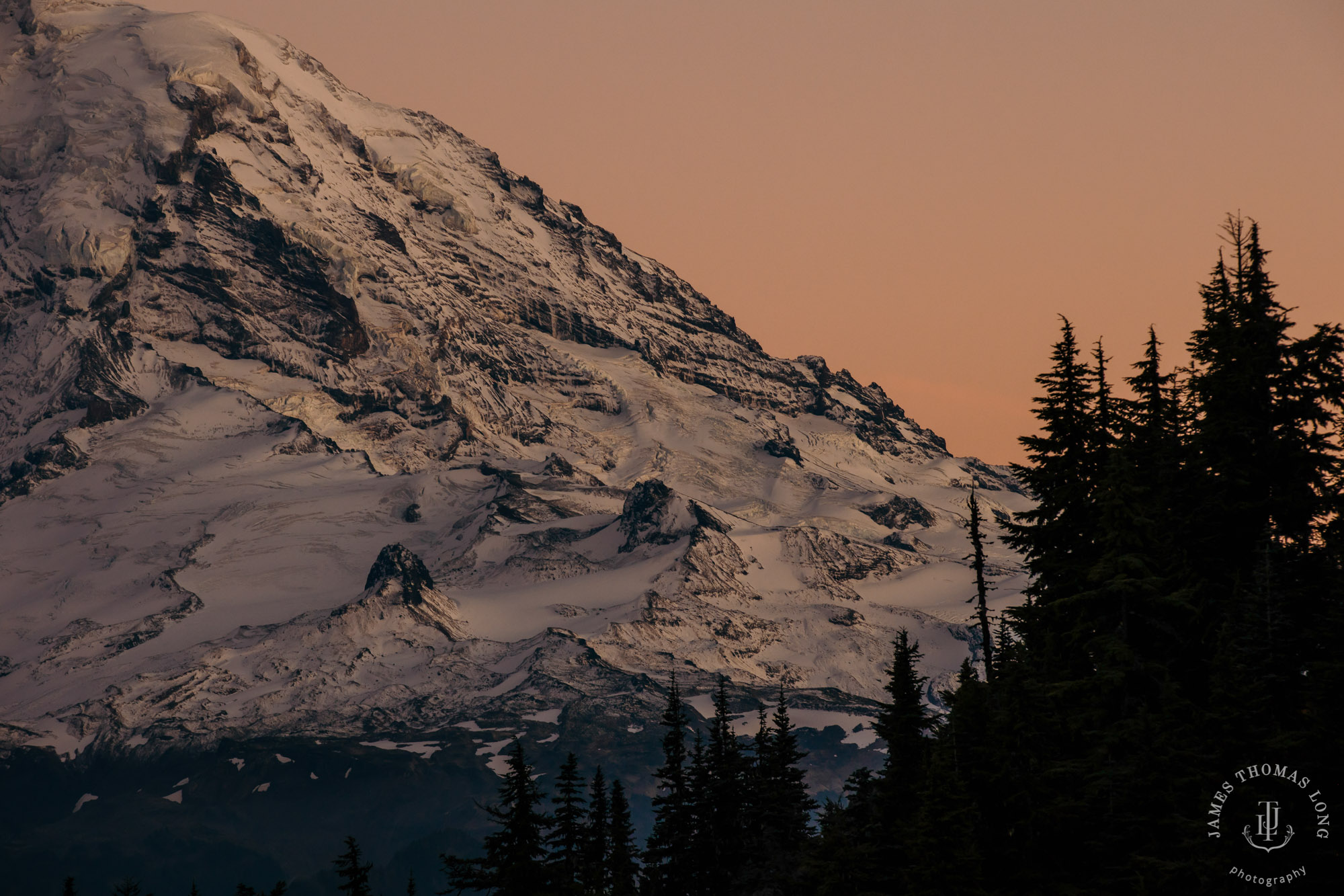 Mount Rainier adventure elopement photographer James Thomas Long Photography