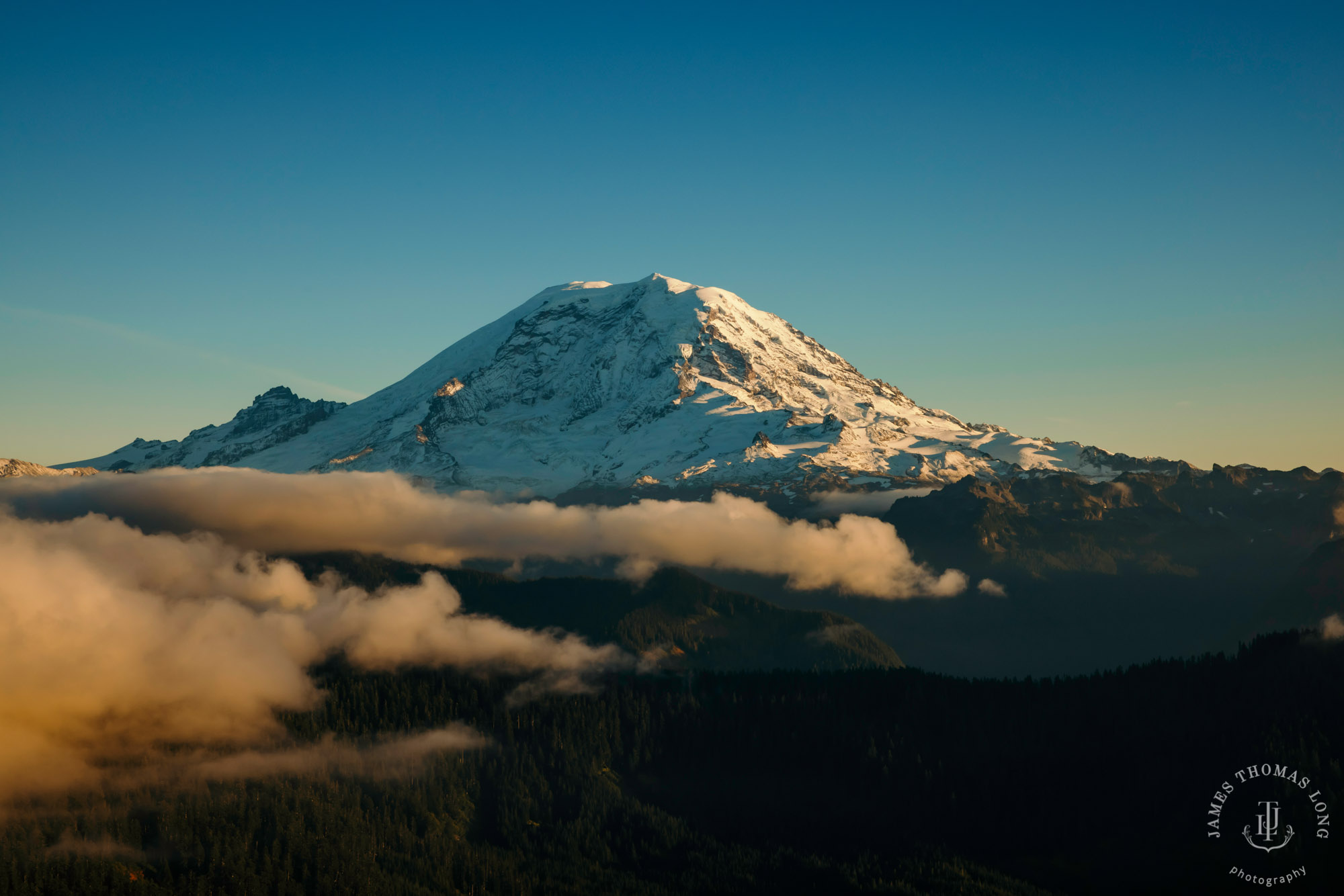 Mount Rainier adventure elopement photographer James Thomas Long Photography