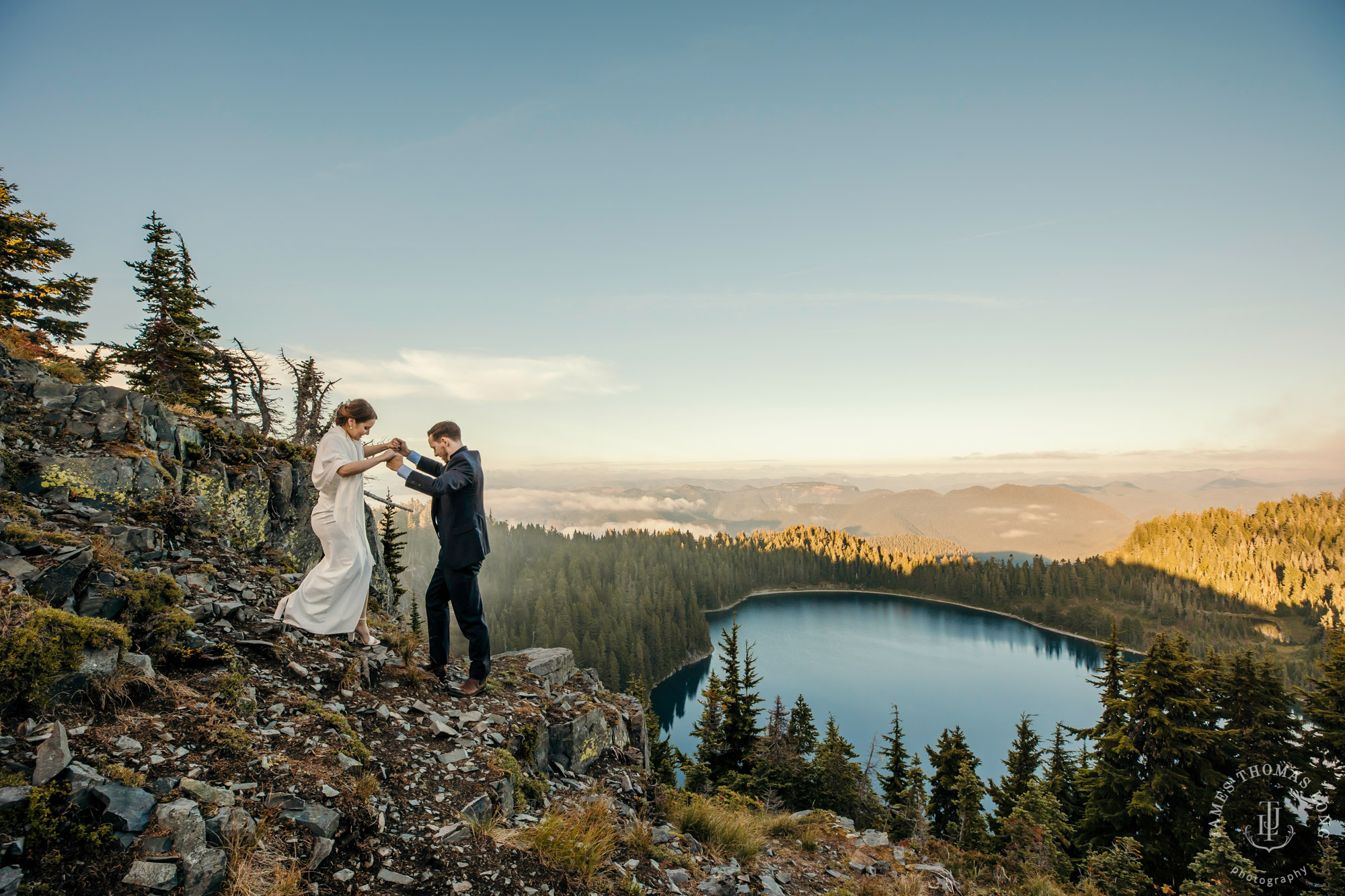 Mount Rainier adventure elopement photographer James Thomas Long Photography