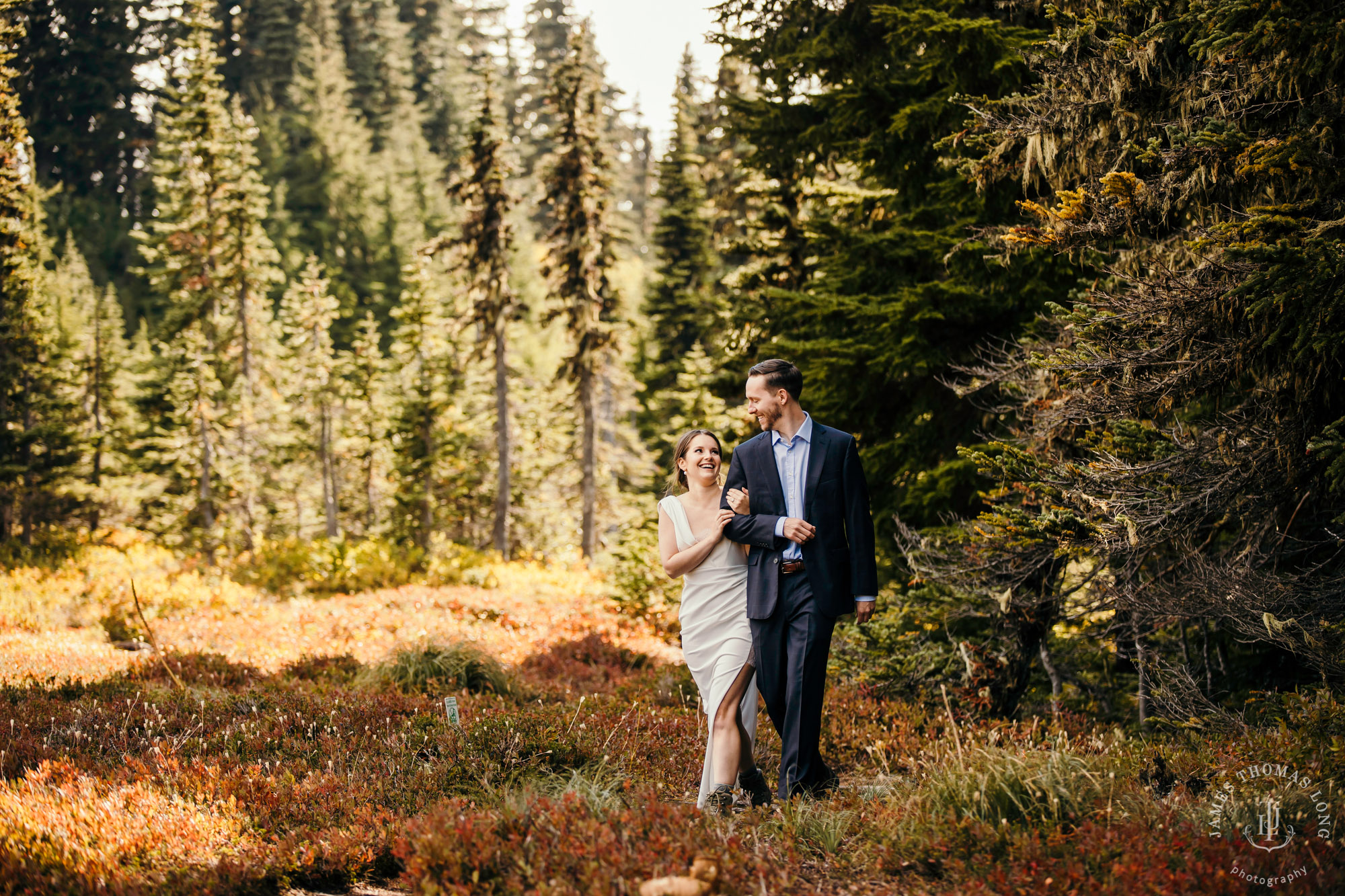 Mount Rainier adventure elopement photographer James Thomas Long Photography