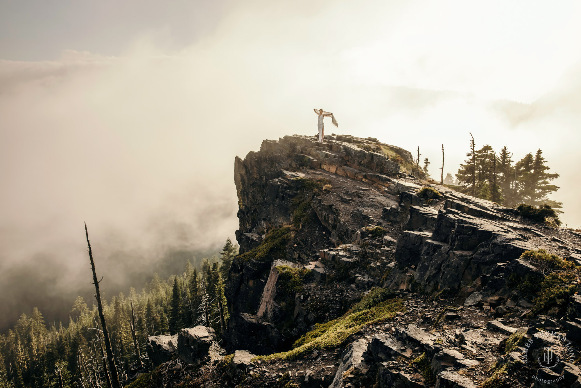 Mount Rainier adventure elopement photographer James Thomas Long Photography