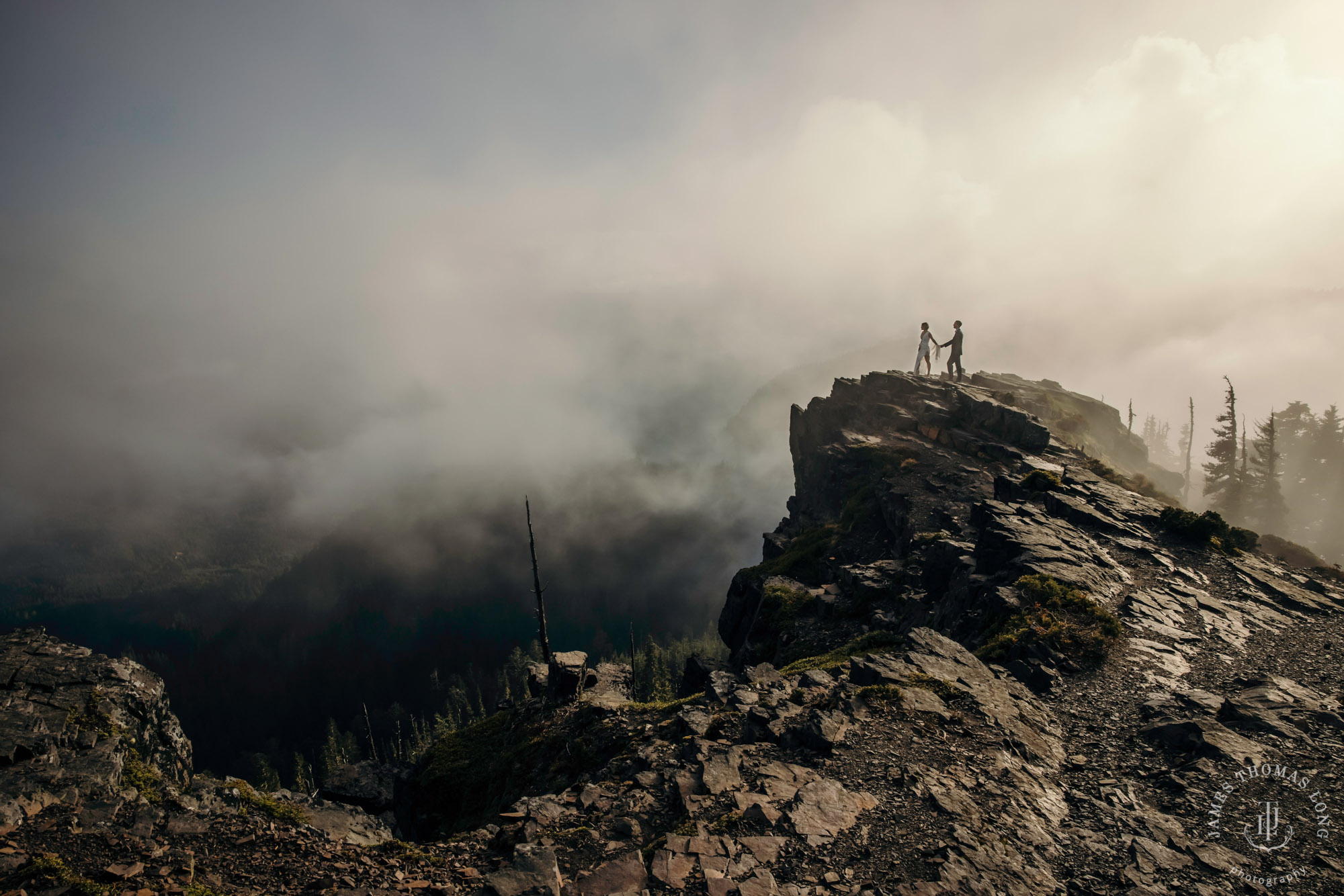 Mount Rainier adventure elopement photographer James Thomas Long Photography