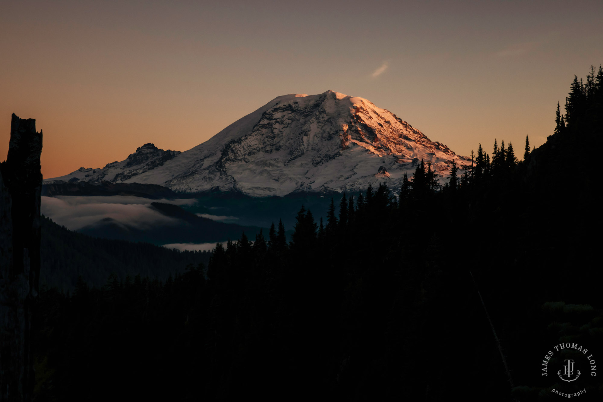 Mount Rainier adventure elopement photographer James Thomas Long Photography