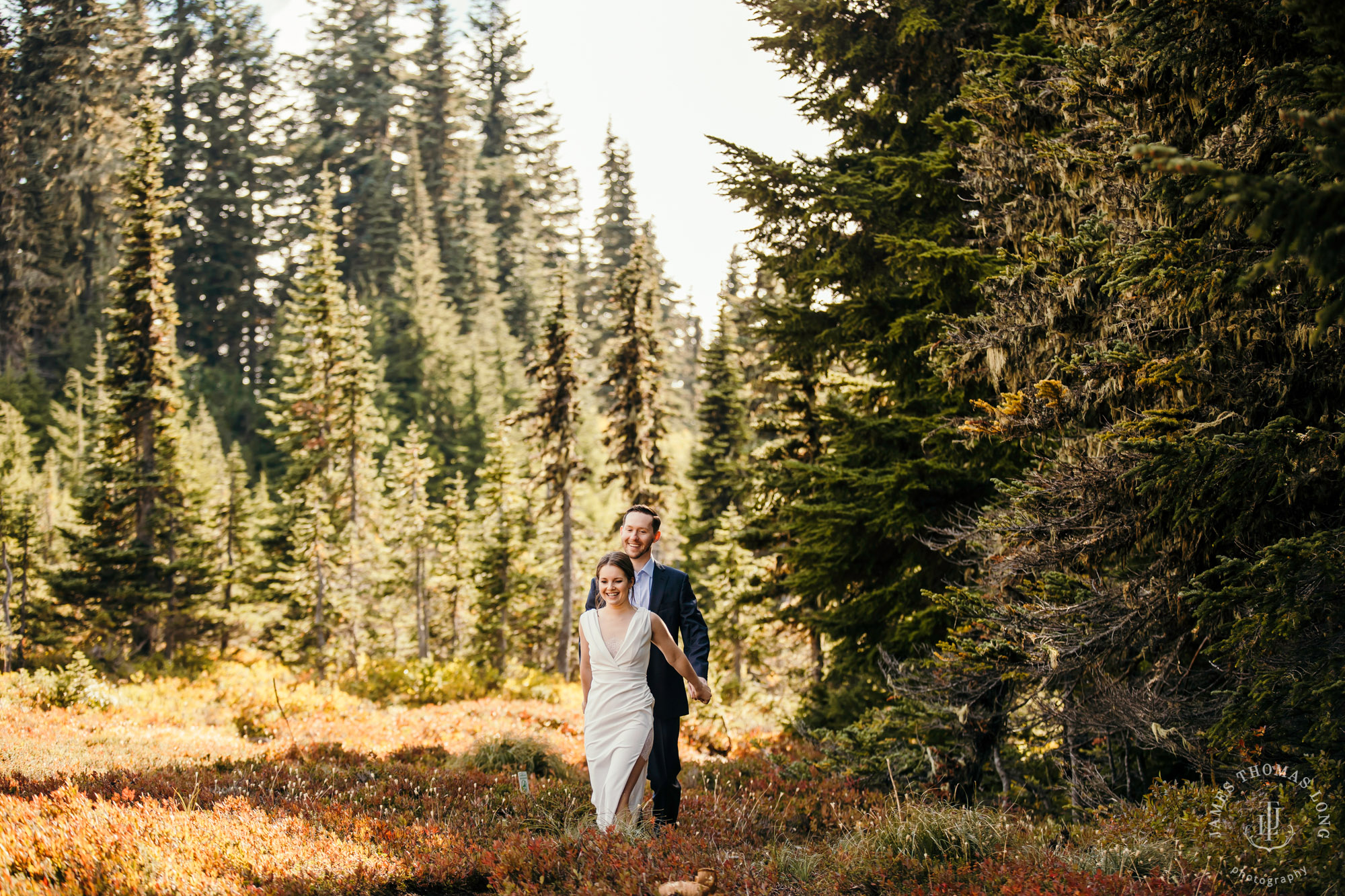 Mount Rainier adventure elopement photographer James Thomas Long Photography