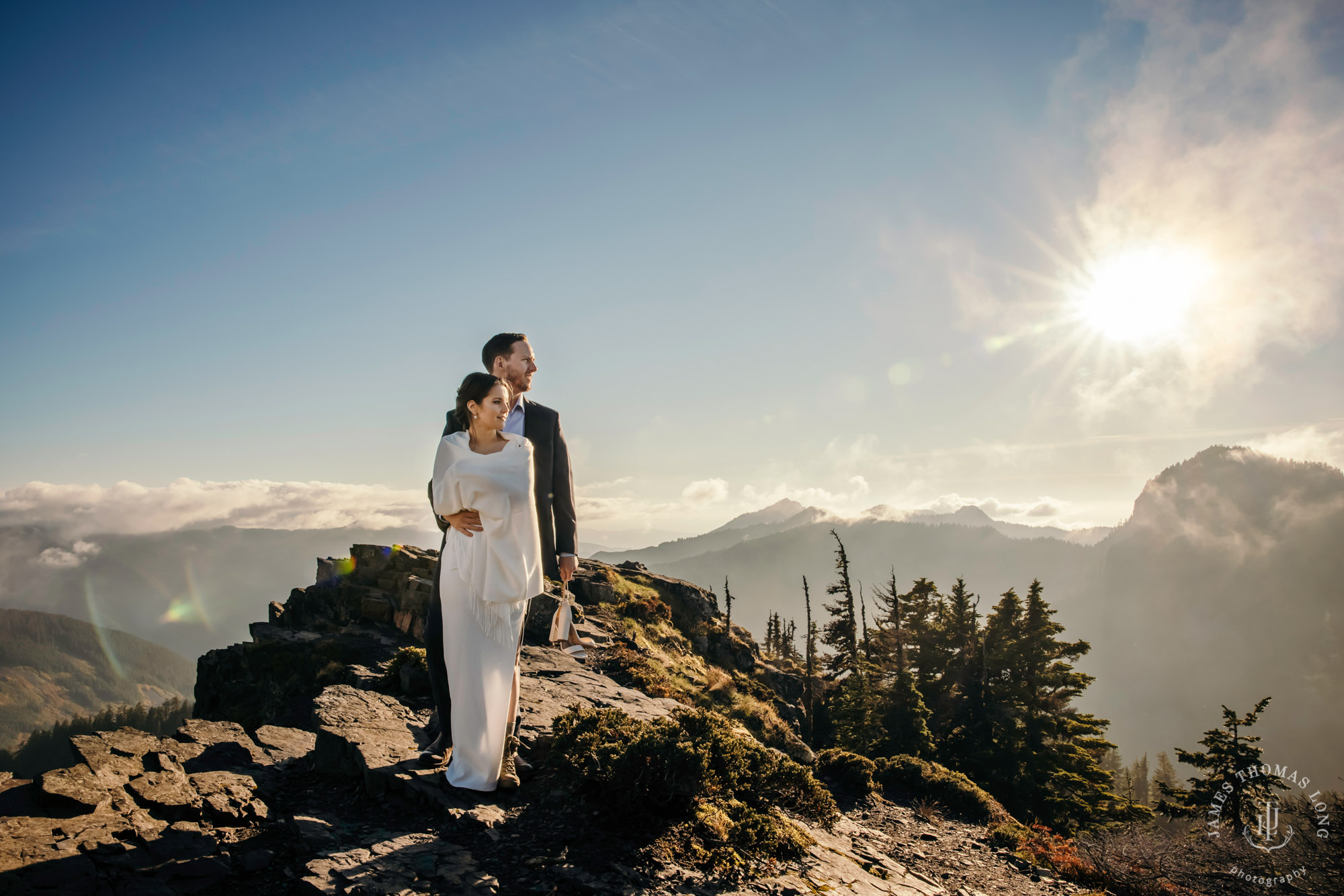 Mount Rainier adventure elopement photographer James Thomas Long Photography