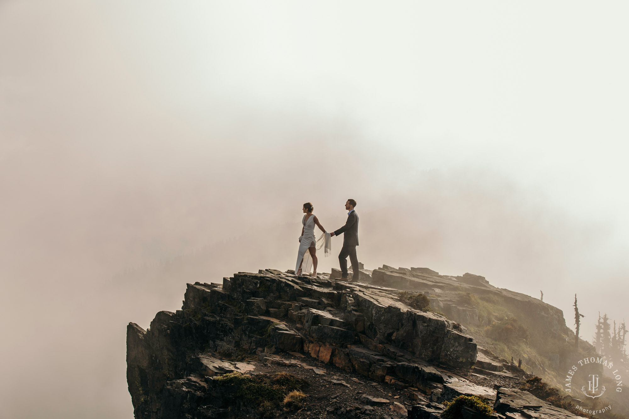 Mount Rainier adventure elopement photographer James Thomas Long Photography