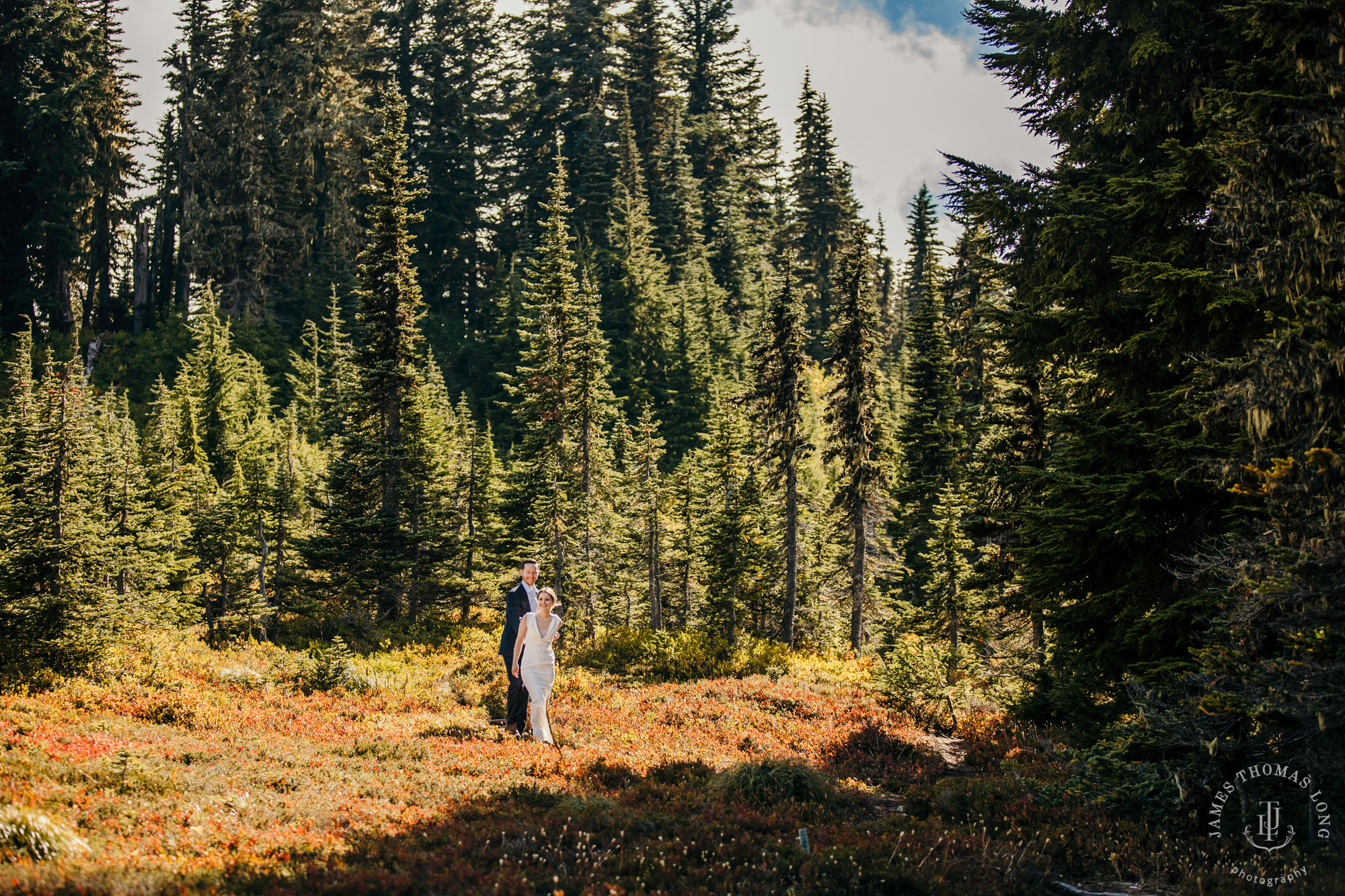 Mount Rainier adventure elopement photographer James Thomas Long Photography