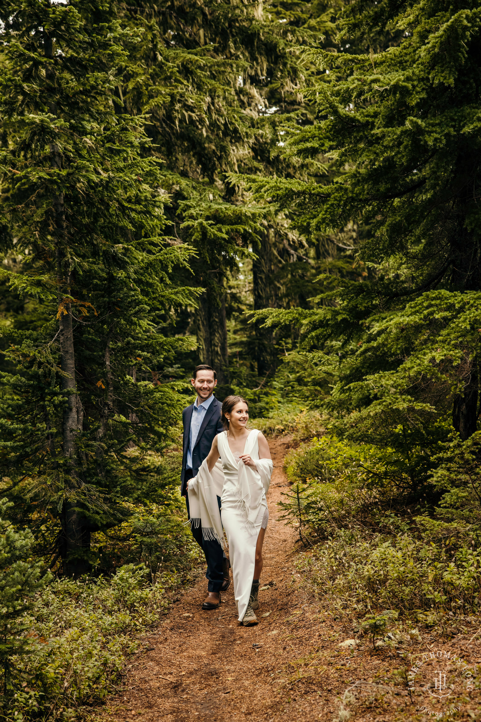 Mount Rainier adventure elopement photographer James Thomas Long Photography