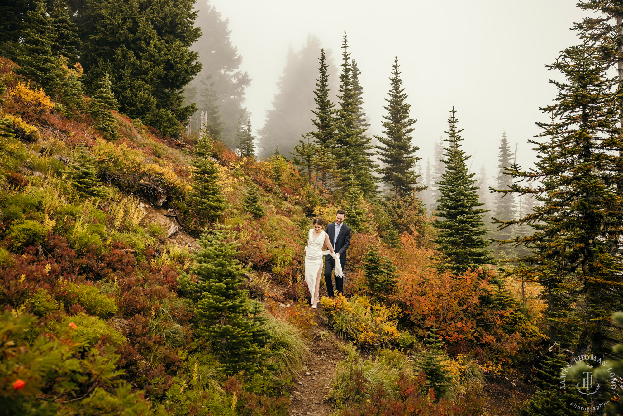 Mount Rainier adventure elopement photographer James Thomas Long Photography