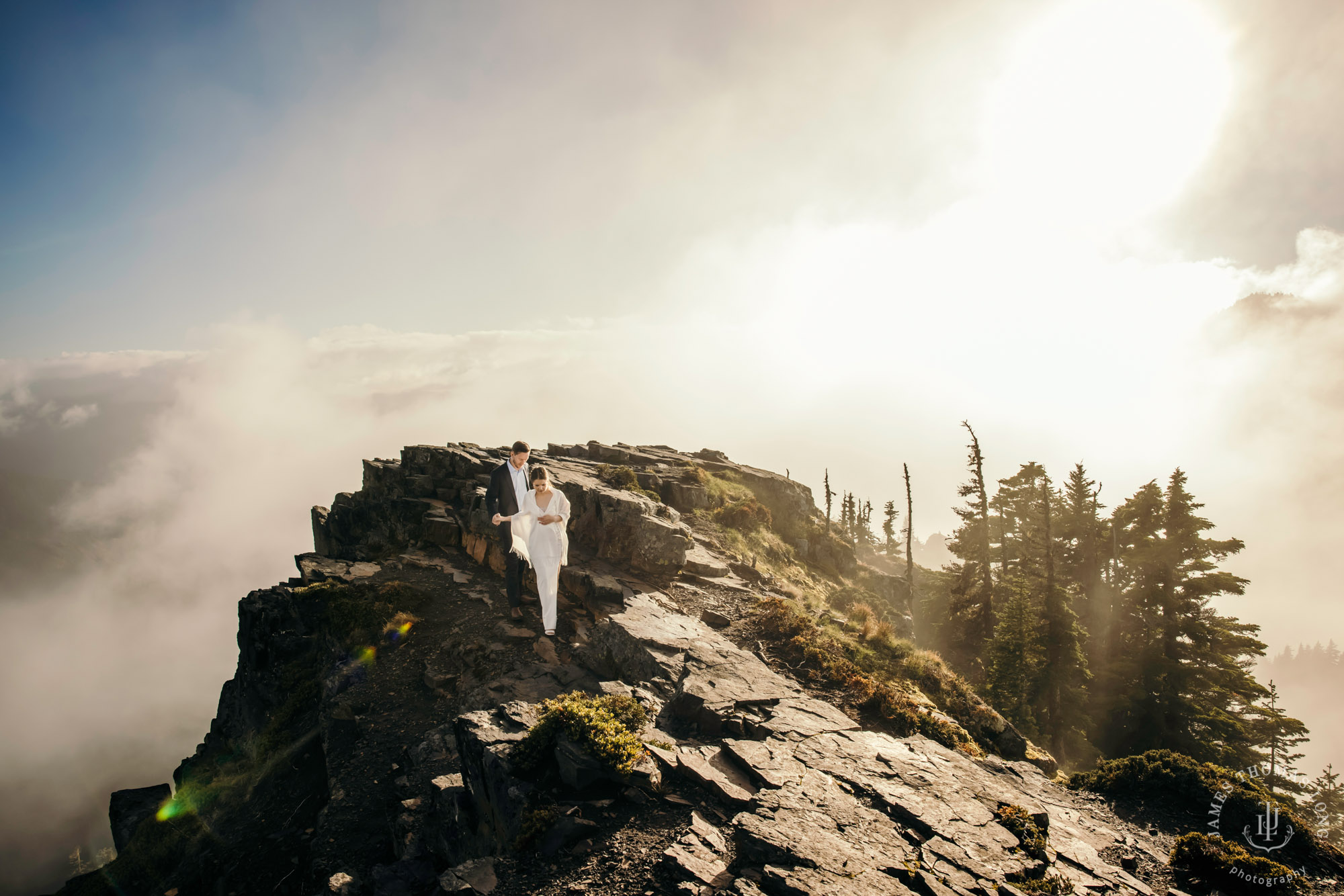 Mount Rainier adventure elopement photographer James Thomas Long Photography