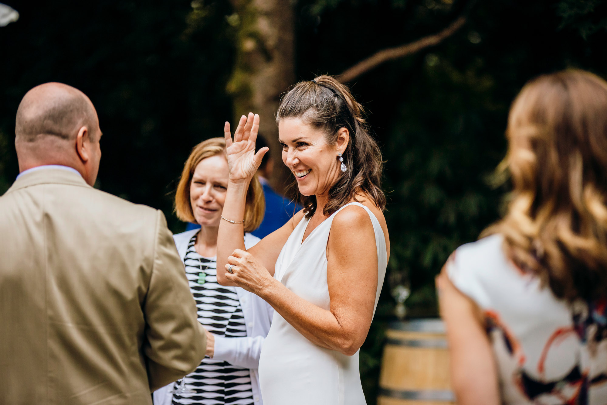 JM Cellars Woodinville wedding by Snoqualmie wedding photographer James Thomas Long Photography