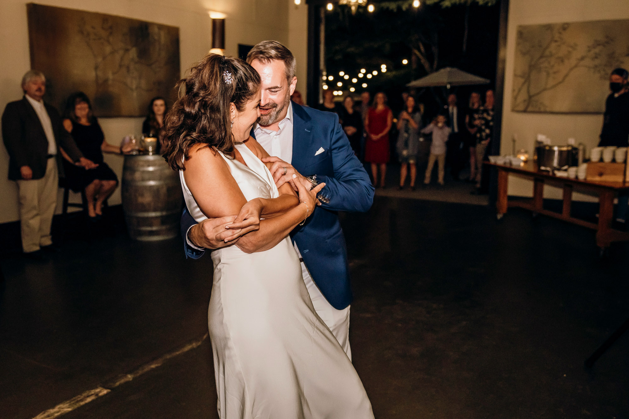 JM Cellars Woodinville wedding by Snoqualmie wedding photographer James Thomas Long Photography